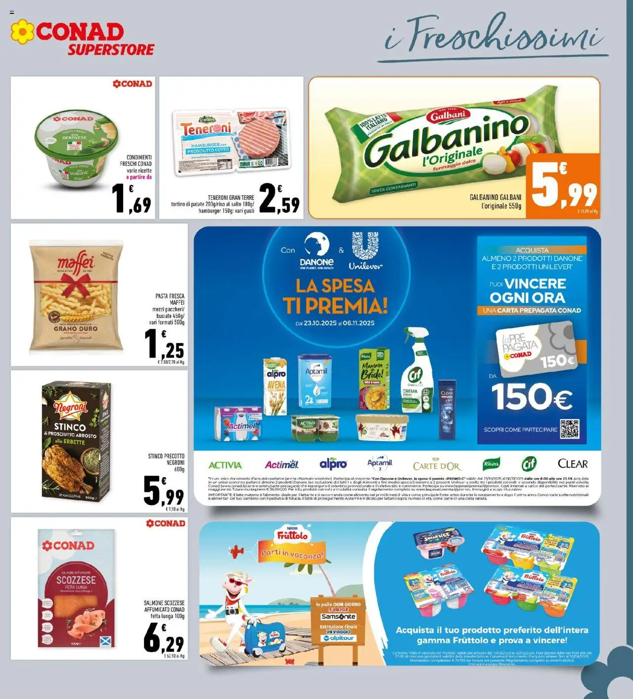 Volantino Conad del 22.10.2025 | Pagina: 11 | Prodotti: Tè, Patate, Latte, Pasta