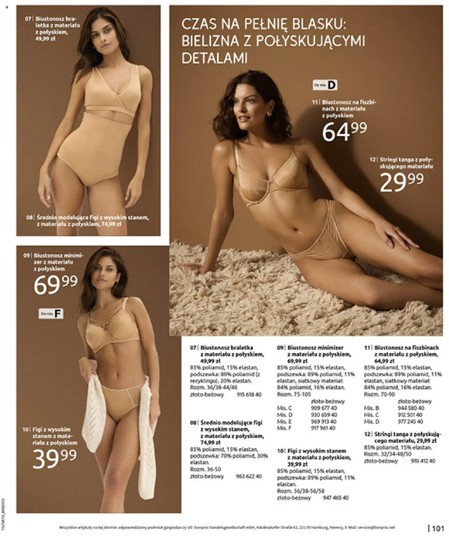 BonPrix Katalog - W Jesiennym Nastroju od 04.11.2025 | Strona: 103 | Produkty: Stringi, Braletka, Bielizna, Biustonosz