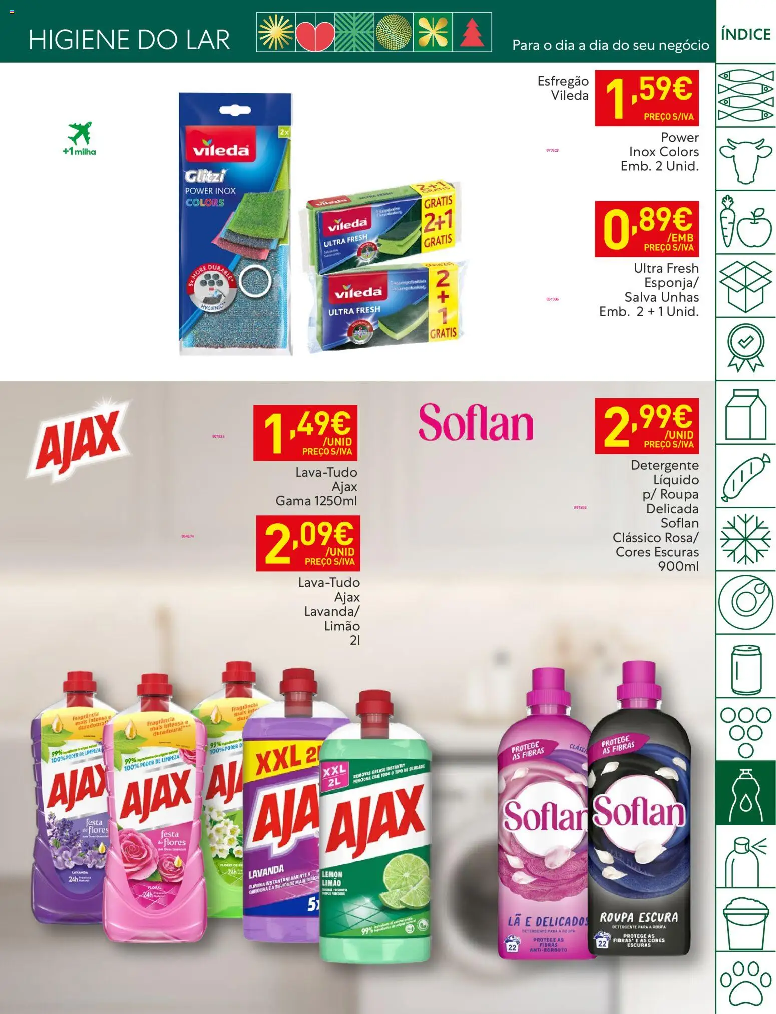 Recheio folheto │ válido de 18.11.2025 | Página: 41 | Produtos: Esfregão, Flores, Fragrância, Detergente