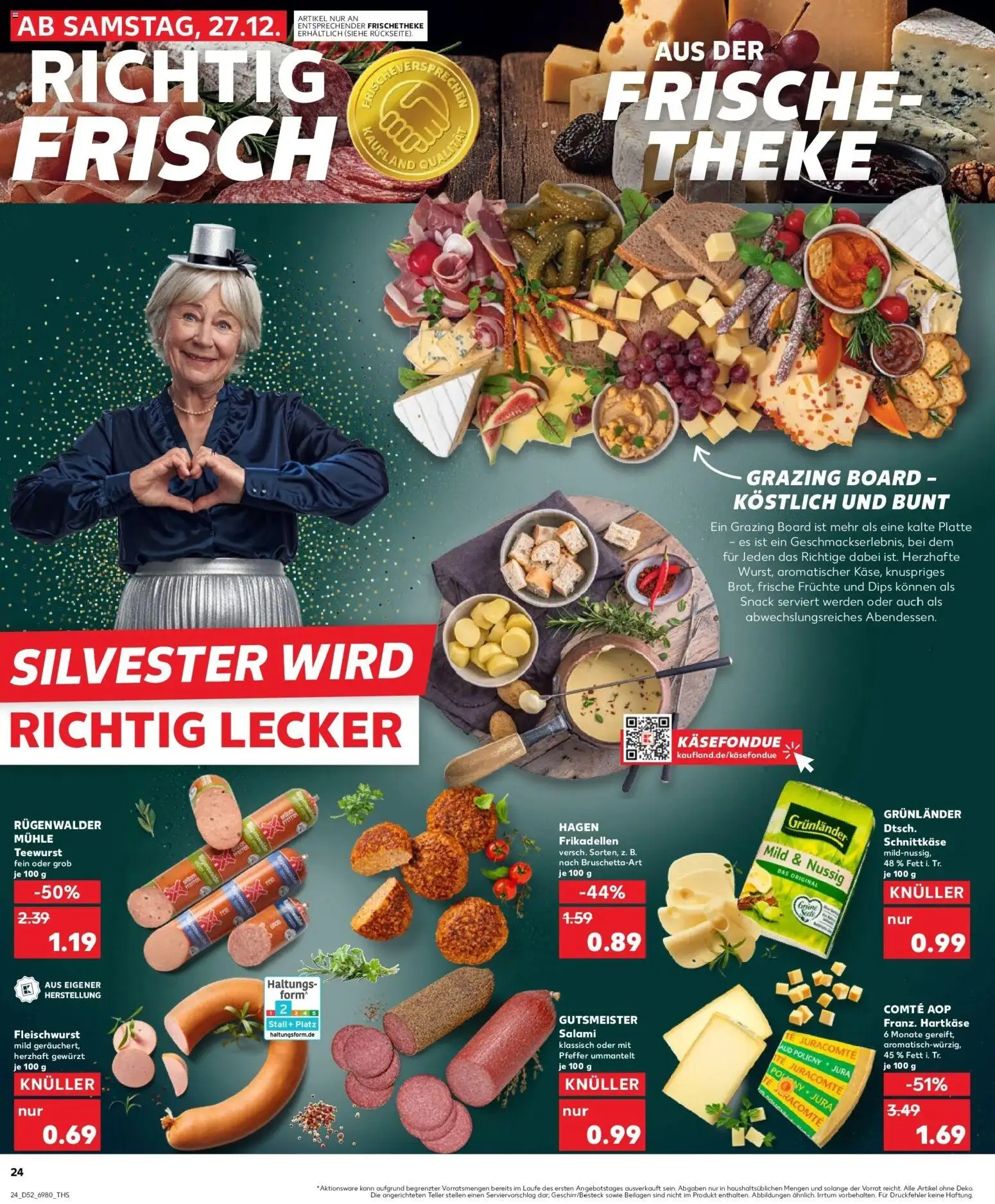 Kaufland prospekt Höchstadt	 – gültig ab 28.12.2025 | Seite: 24 | Produkte: Jura, Grunlander, Pfeffer, Salami