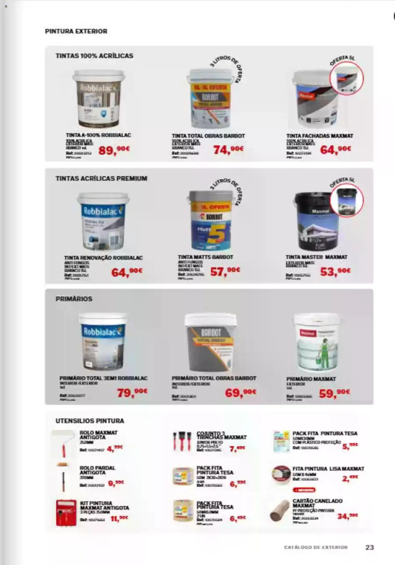 Maxmat folheto │ válido de 23.04.2026 | Página: 23 | Produtos: Tinta