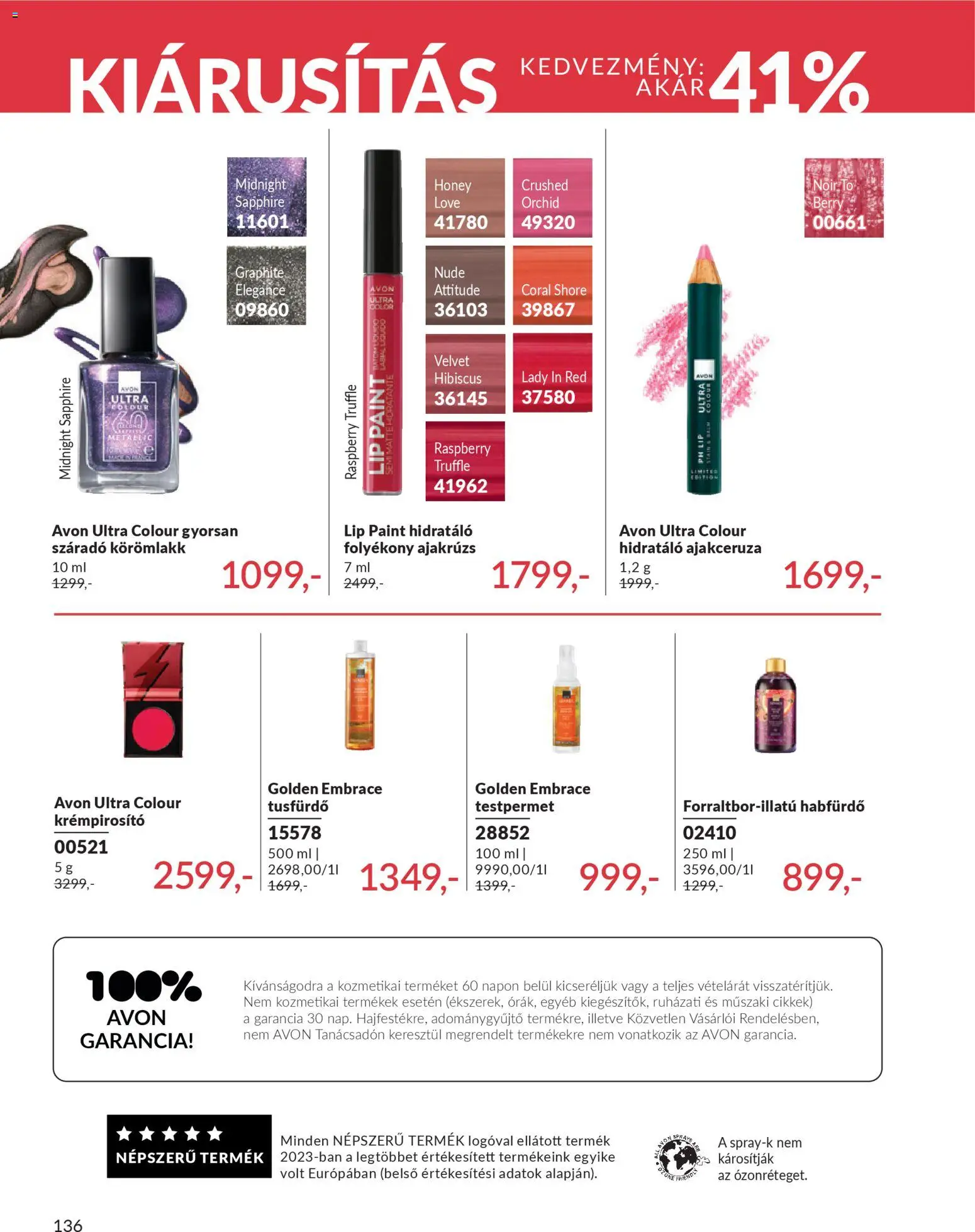 Avon akciós ujság - amely érvényes a következő dátumtól: 01.04.2026 | Oldal: 160