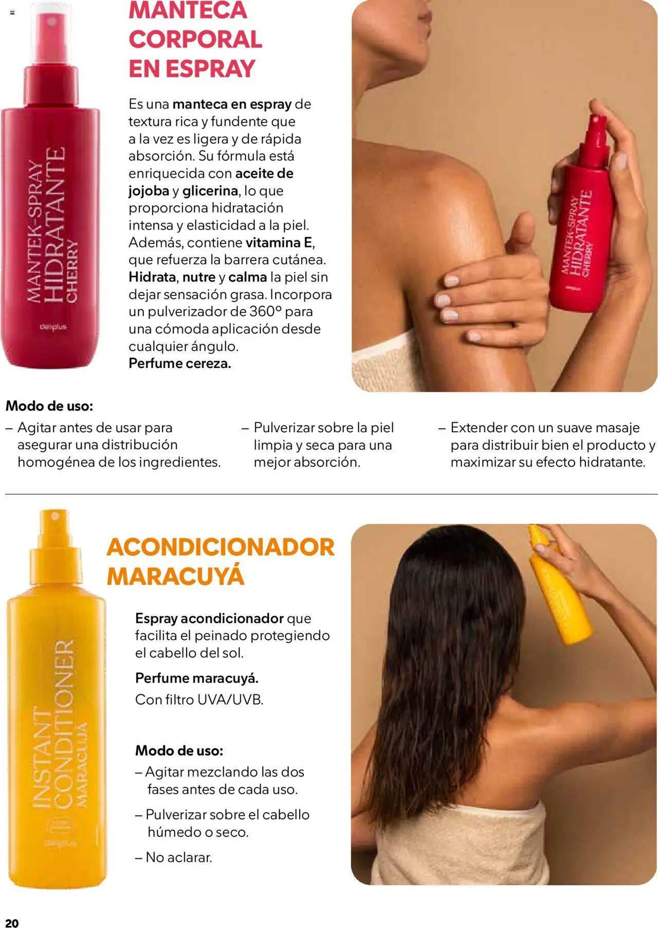 Catálogo Mercadona - mayo/junio │ válido desde el 12.05.2025 | Página: 20 | Productos: Perfume, Acondicionador, Manteca corporal, Aceite de jojoba