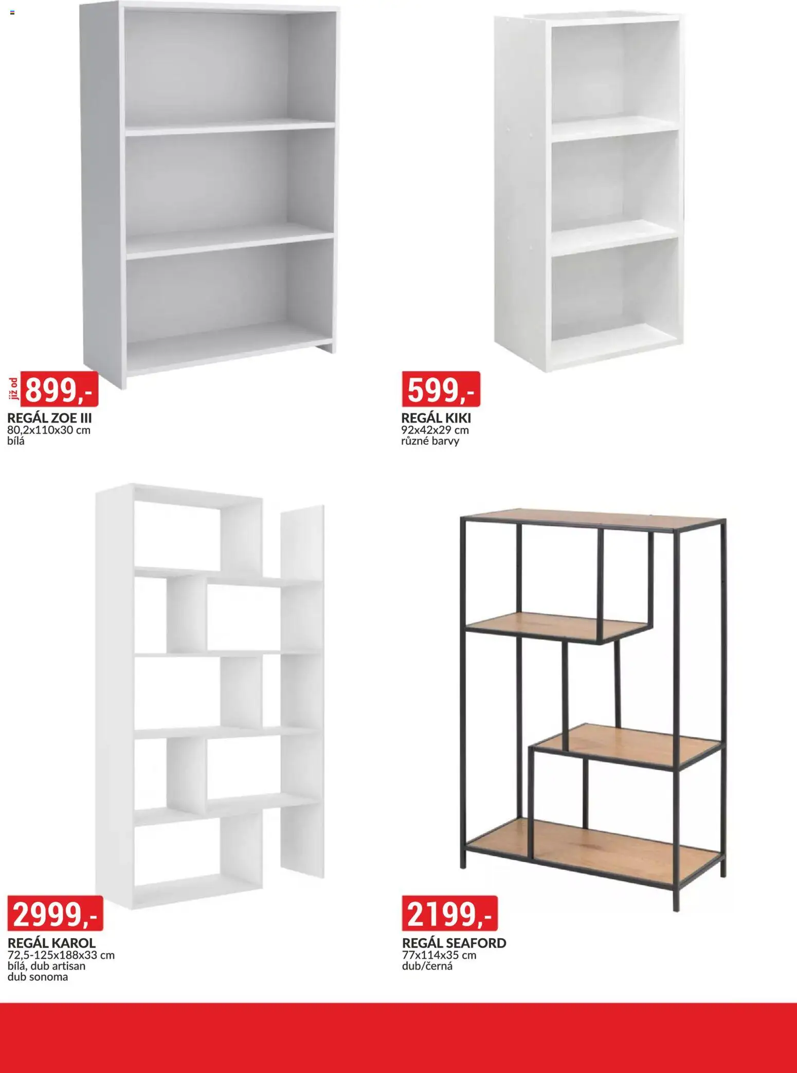 BAUMAX leták - Objevte svět nábytku od 01.04.2026 | Strana: 44 | Produkty: Regál, Barvy