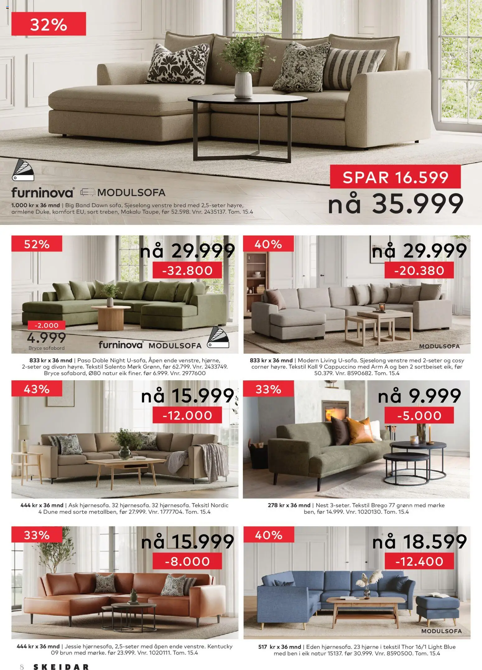 {H1} | Side: 8 | Produkter: Sjeselong, Dishwasher powder