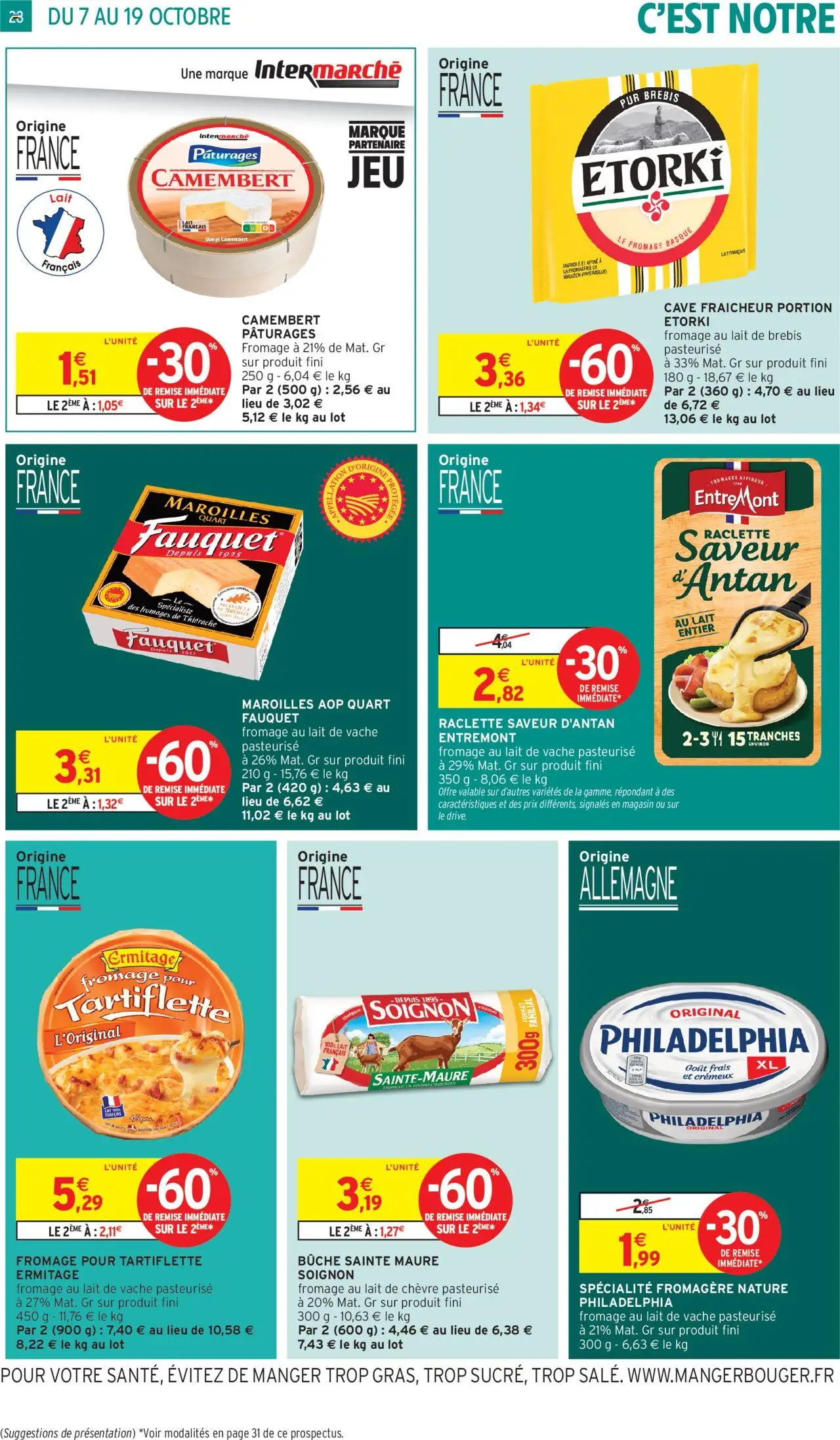 {H1} | Page: 28 | Produits: Raclette, Fromage, Camembert, Fromage pour tartiflette