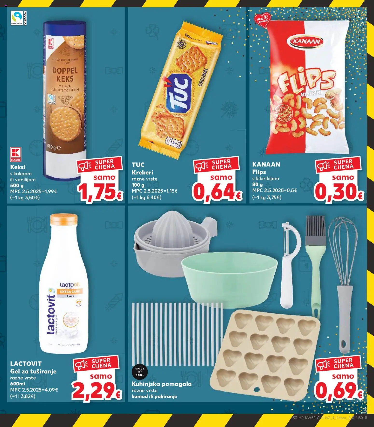 Kaufland HR akciós ujság - amely érvényes a következő dátumtól: 27.12.2025 | Oldal: 3