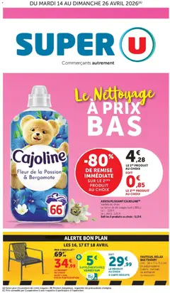Super U - Prévisualisation de Super U - Les prix bas de la semaine valide à partir de 14.04.2026