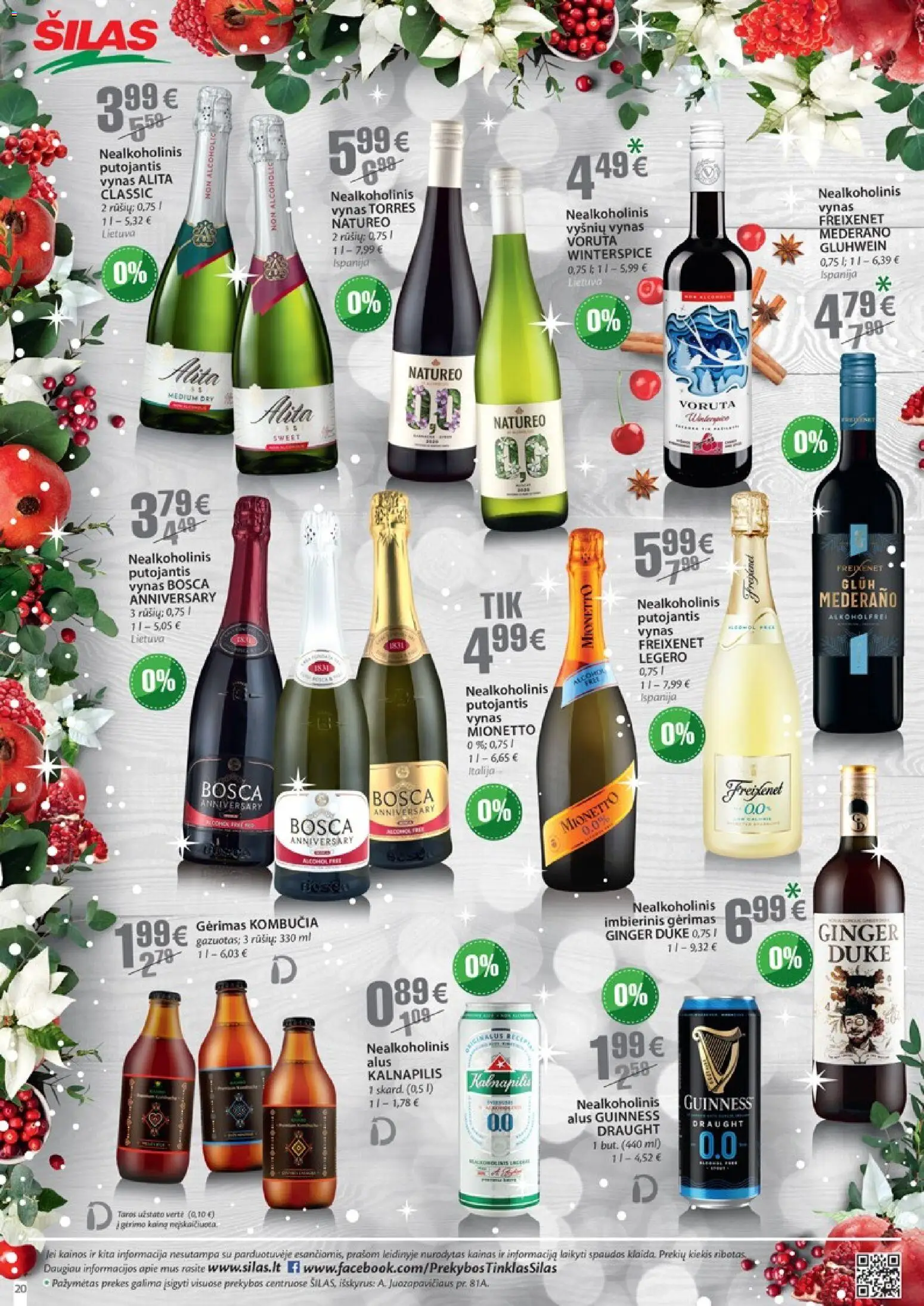 Šilas akcijos nuo 15.12.2025 | Puslapis: 20 | Prekių: Vynas, Alus