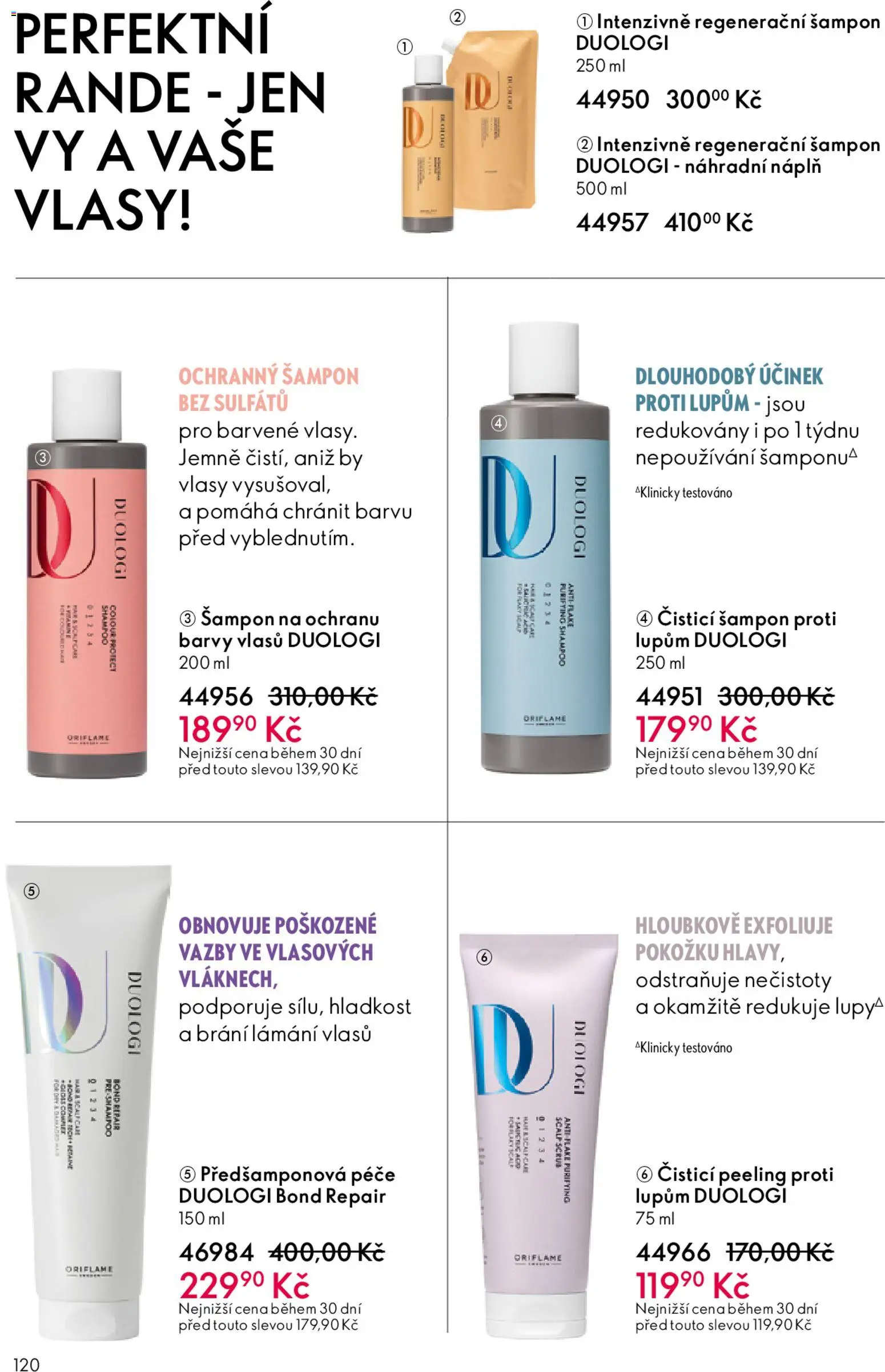 Oriflame katalog č. 05/2026 od 25.03.2026 | Strana: 120 | Produkty: Barvy, Šampon, Peeling
