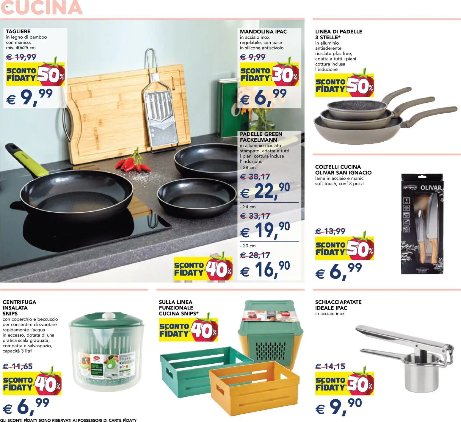 Volantino Esselunga S del 12.03.2026 | Pagina: 2 | Prodotti: Centrifuga, Tagliere, Scala, Alluminio