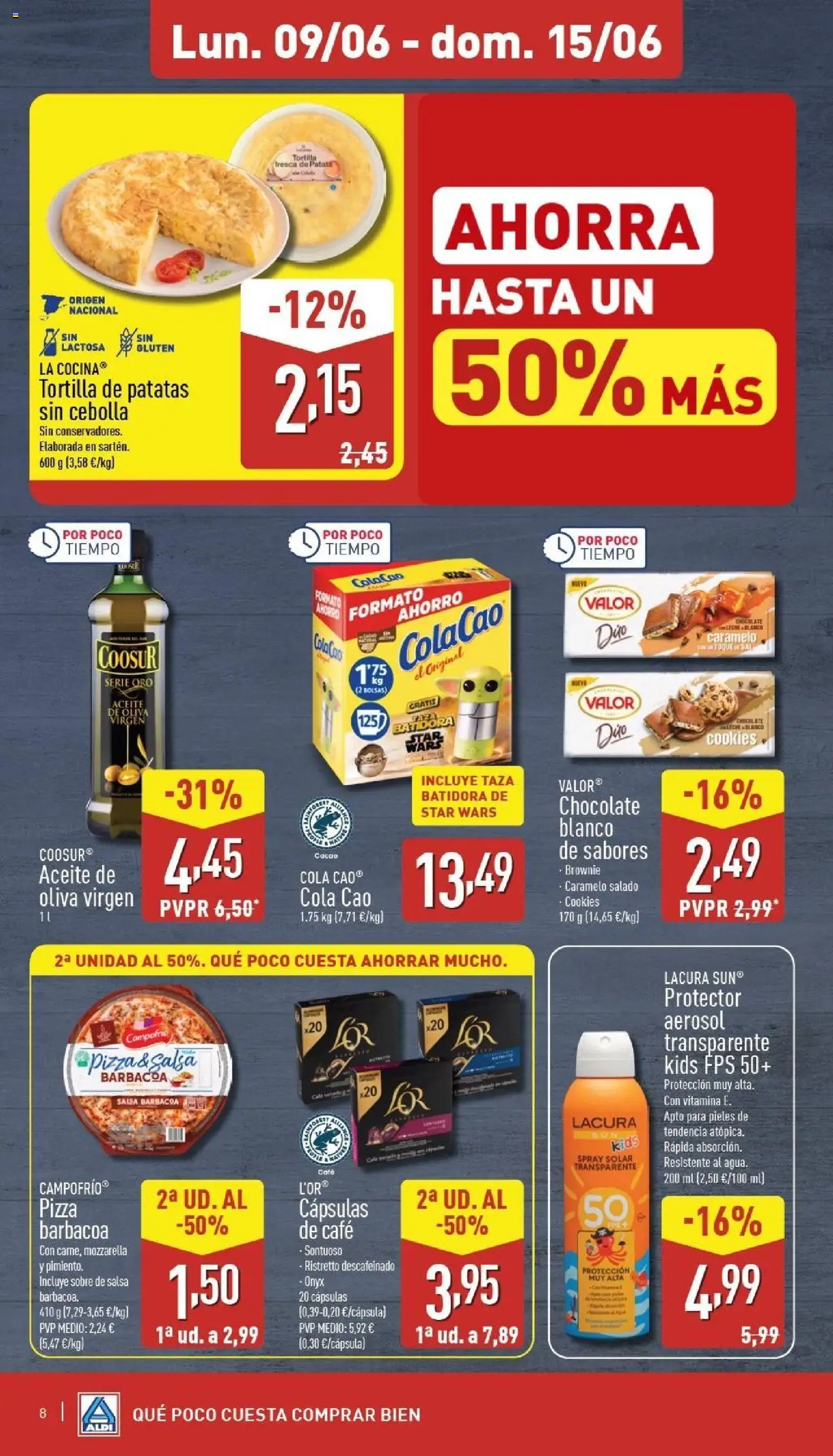 Aldi folleto Península │ válido desde el 09.06.2025 | Página: 8 | Productos: Pizza, Barbacoa, Cocina, Batidora