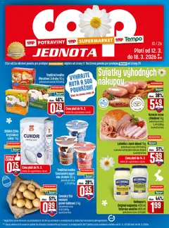 COOP Jednota leták platný od 12.03.2026