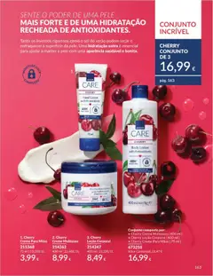 Cherry Creme Para Mãos, Hand cream with antioxidants. │ válido de 01.08.2025 | Página: 163