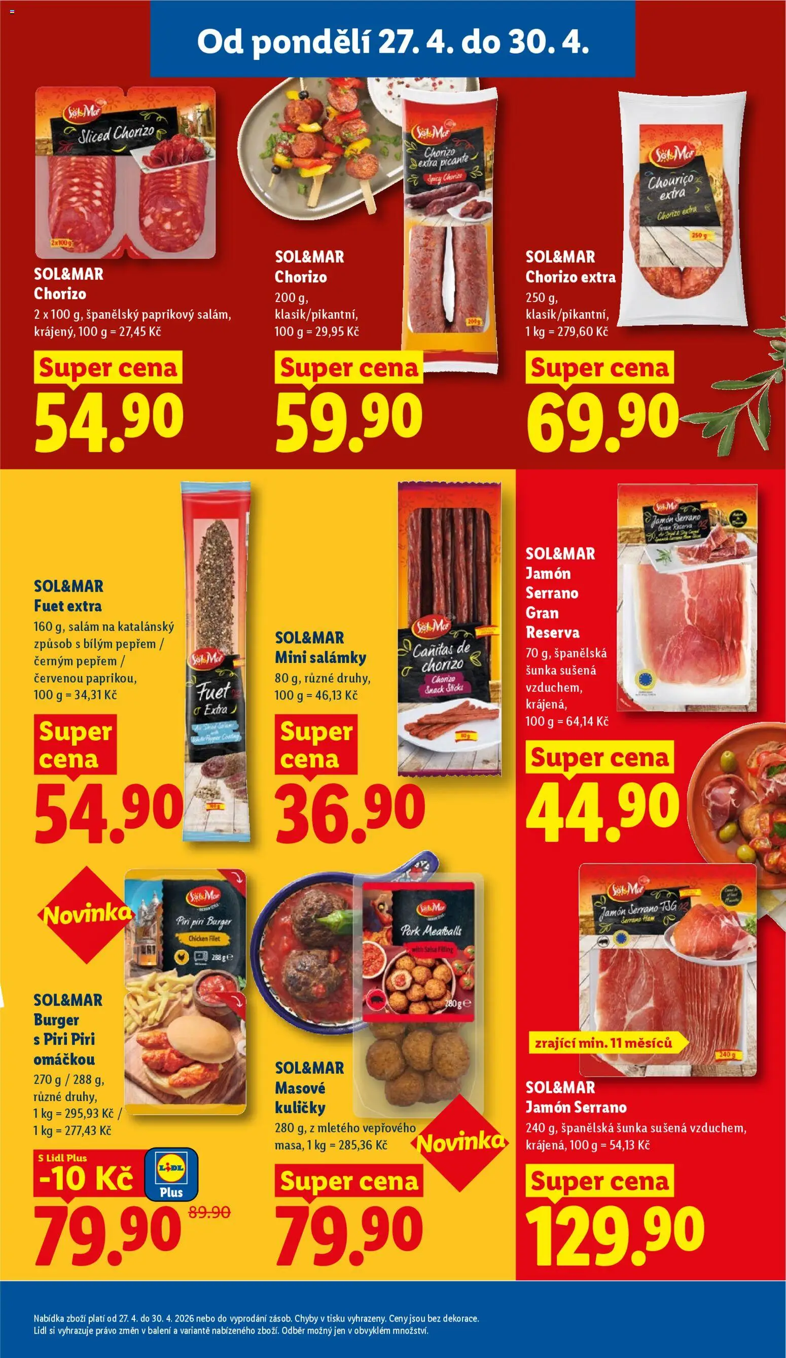 Lidl leták od 27.04.2026 | Strana: 17 | Produkty: Fuet Extra, Salám, Piri piri, Kuličky