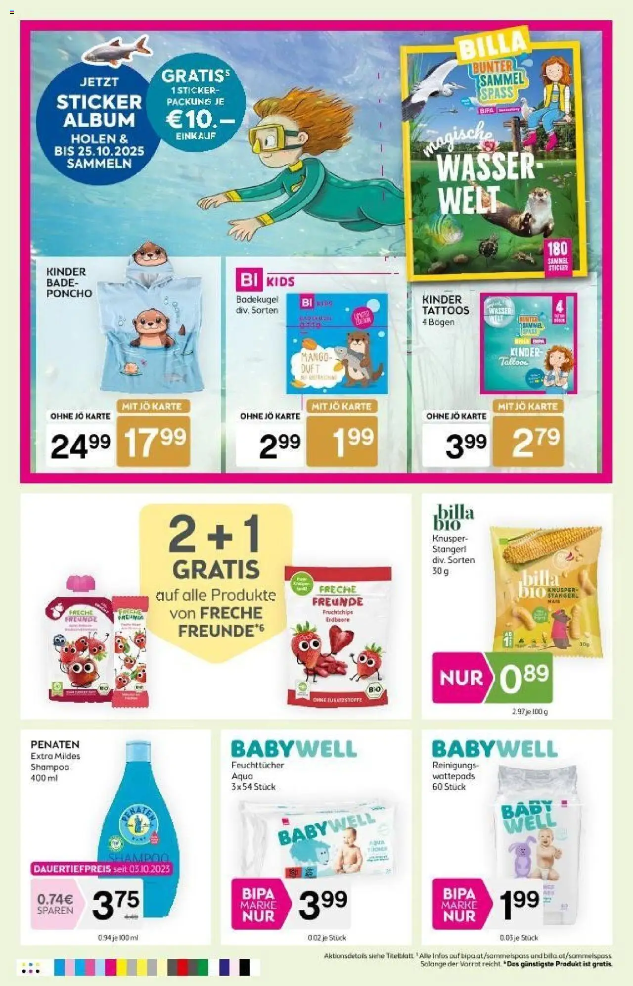 Bipa Flugblatt gültig ab 11.09.2025 | Seite: 7 | Produkte: Wasser, Mango, Duft, Shampoo