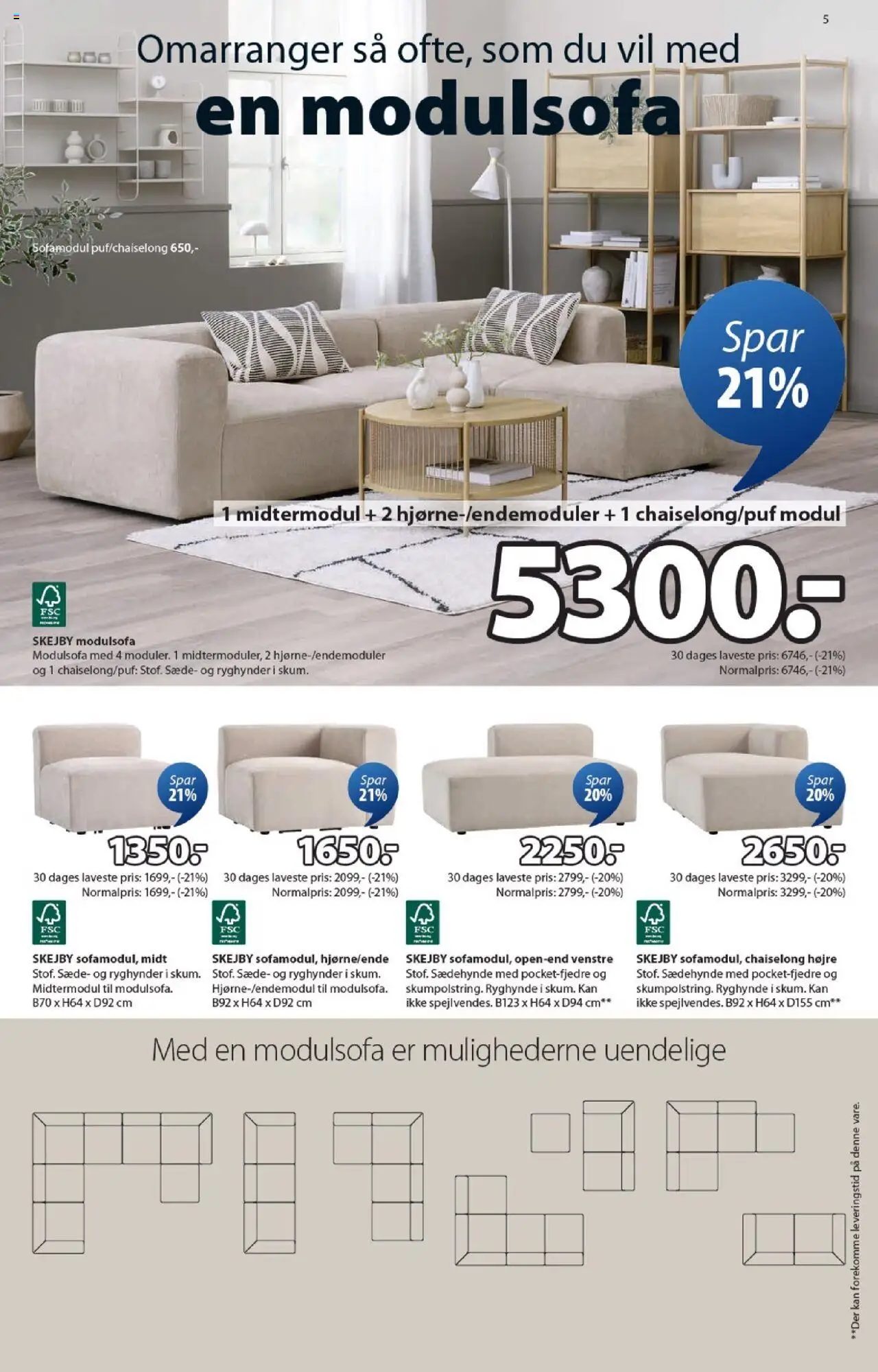 JYSK tilbudsavis – gyldig fra 10.10.2025 | Side: 5 | Produkter: Søm