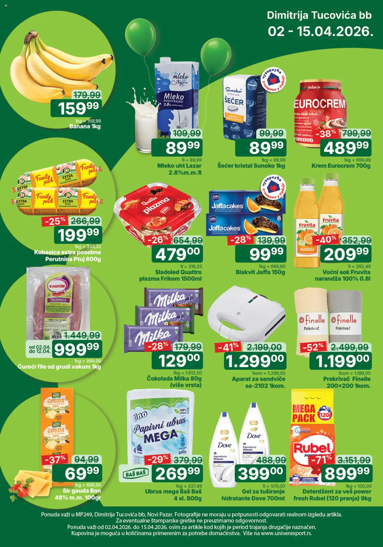 Univerexport katalog - važi od 02.04.2026 | Strana: 1