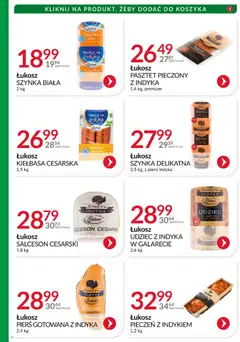 Pogląd oferty "Eurocash Gazetka - Katalog Wędlin" - ważna od 01.12.2025 | Strona: 28 | Produkty: Kiełbasa, Piersi, Szynka