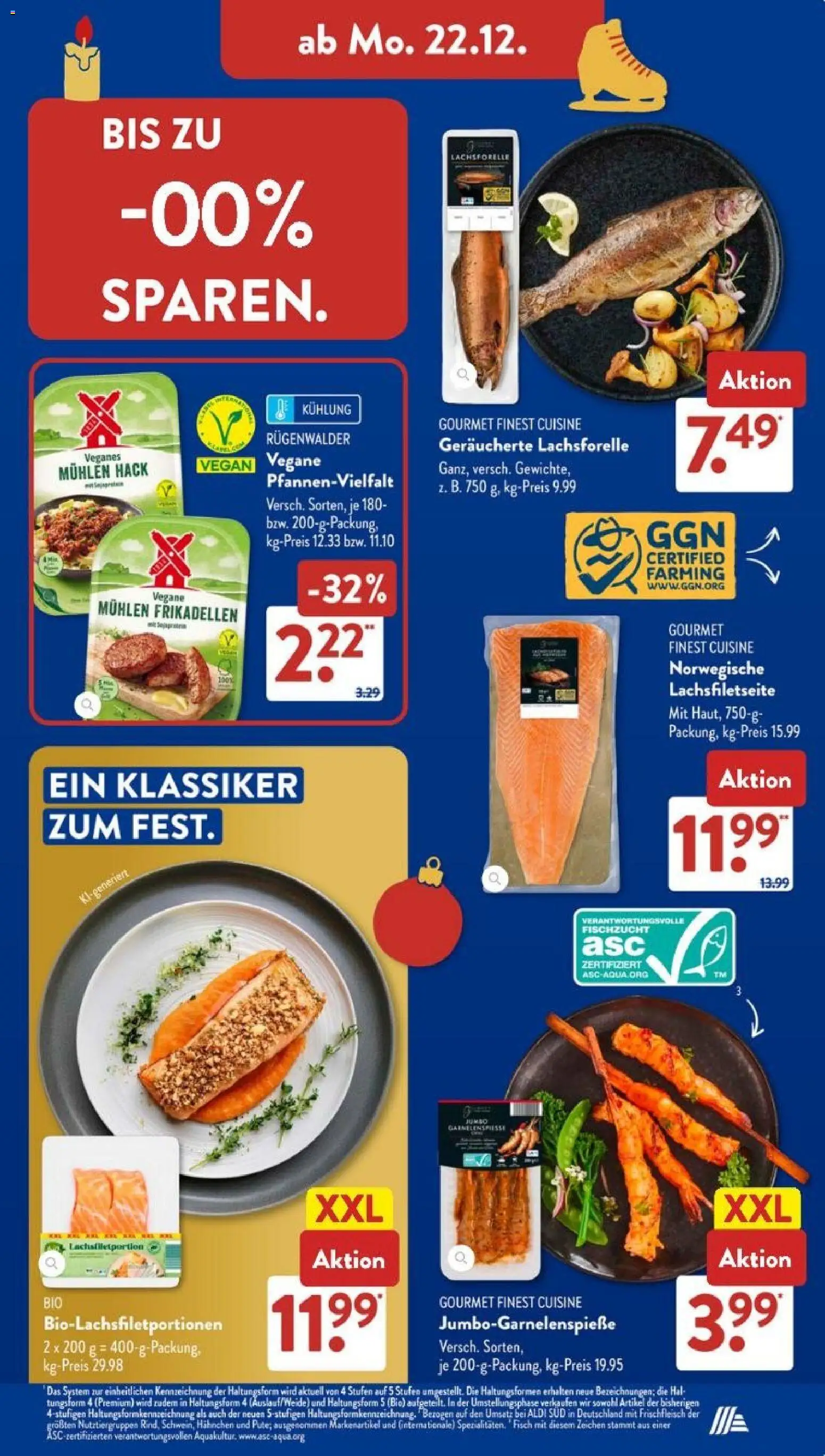 Aldi Süd Prospekt 	 – gültig ab 22.12.2025 | Seite: 9 | Produkte: Hahnchen