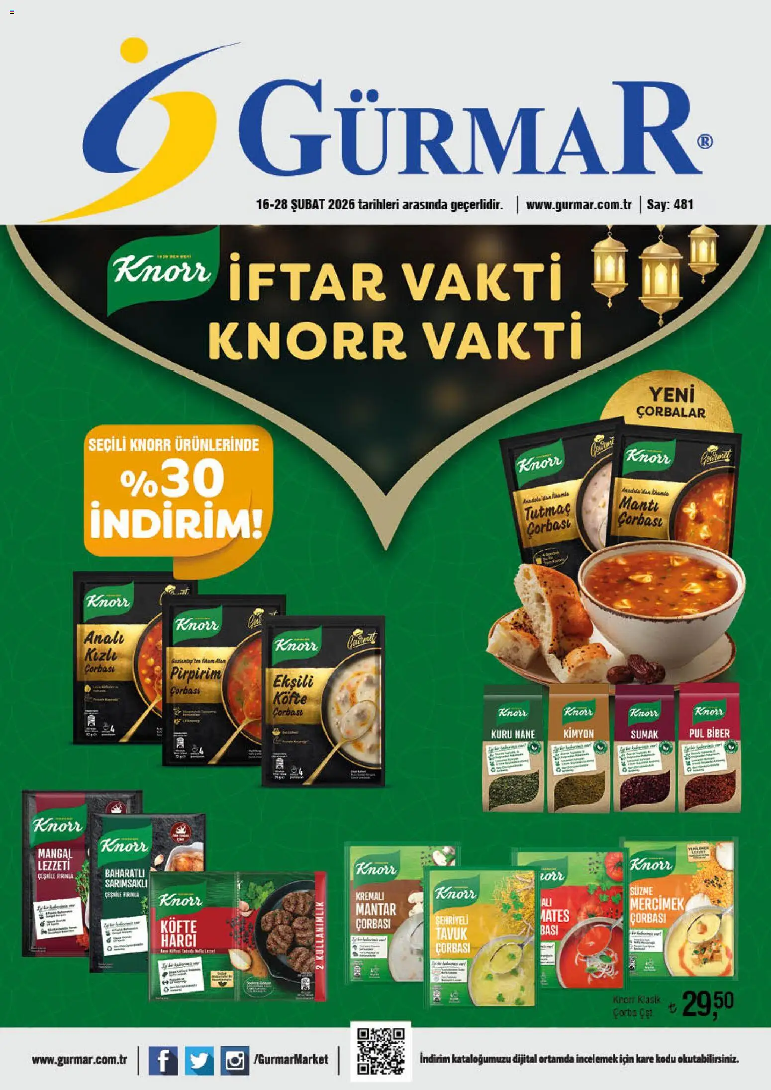 Gürmar - Katalog - 16.02.2026 tarihinden itibaren geçerlidir | Sayfa: 1 | Ürünler: Ravioli, Biber, Mantar, Nane