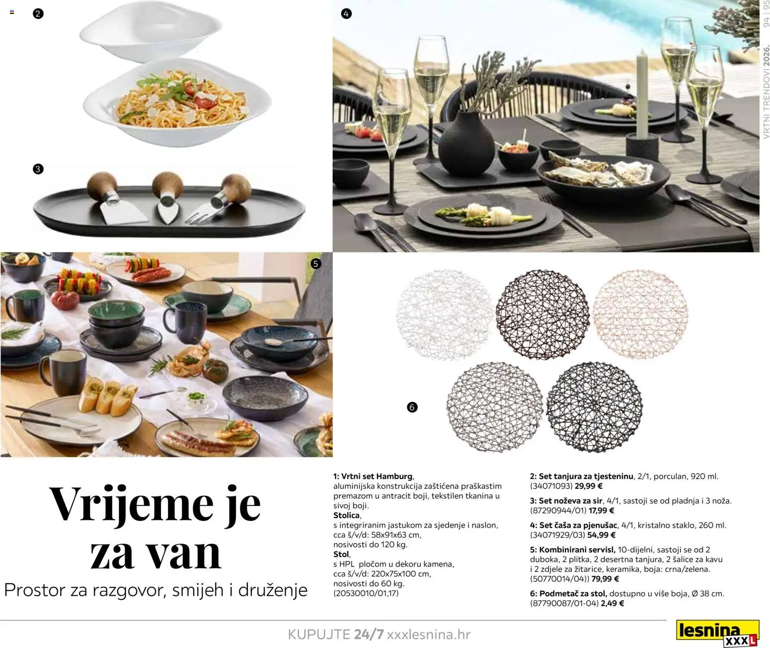 Lesnina katalog | vrijedi od 06.02.2026 | Stranica: 95 | Proizvodi: Set tanjura