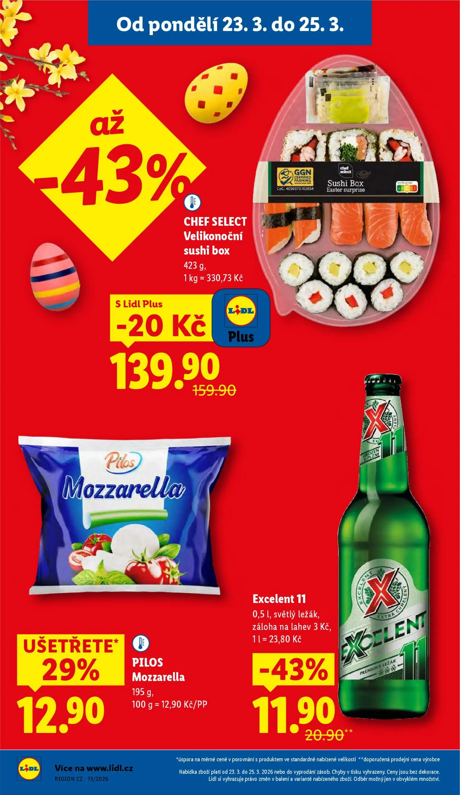 Lidl leták od 23.03.2026 💥 Nenechte si ujít TOP nabídky! ⭐ | Ceská republika