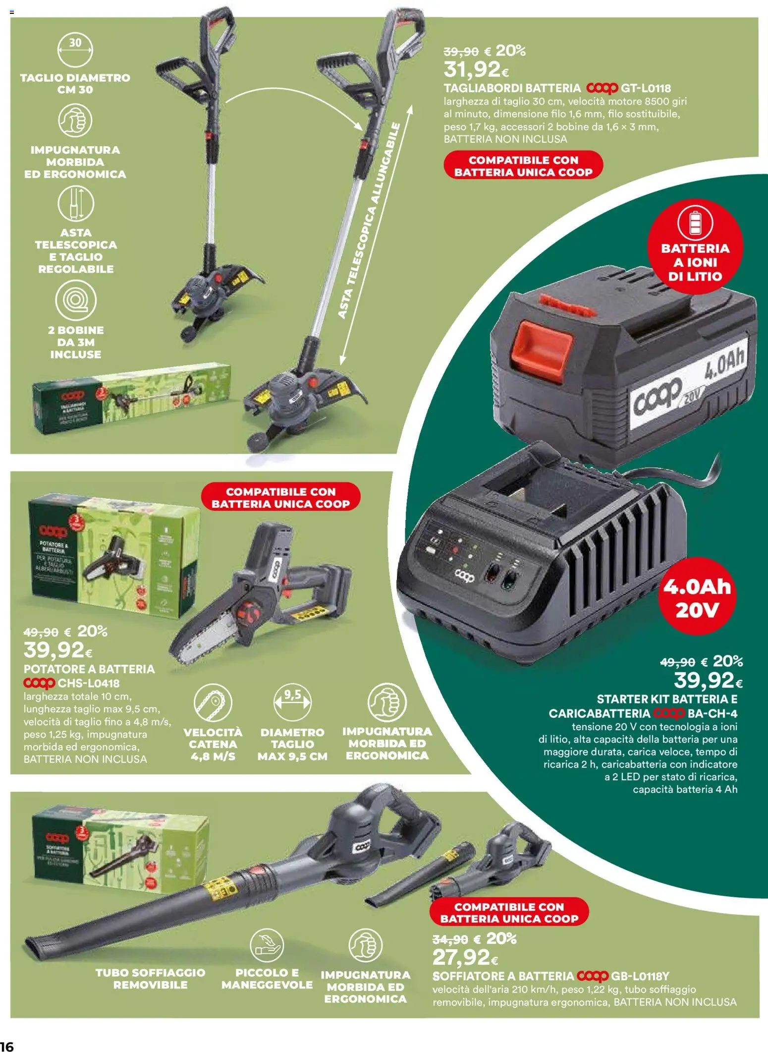 Volantino Ipercoop del 26.02.2026 | Pagina: 16 | Prodotti: Tubo, Batteria