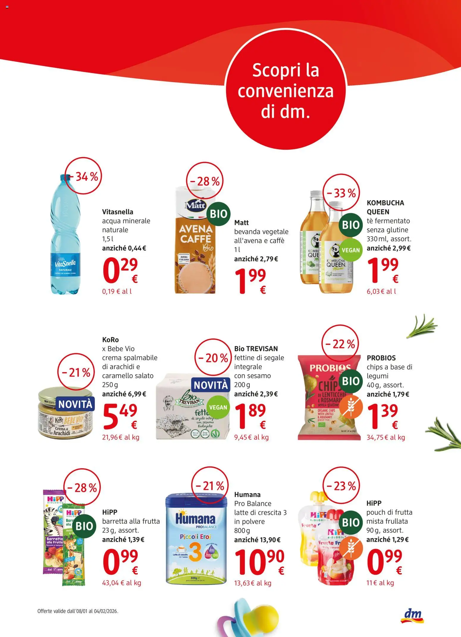 Volantino dm drogerie markt del 08.01.2026 | Pagina: 11 | Prodotti: Caffè, Lamponi, Lenticchie, Arachidi
