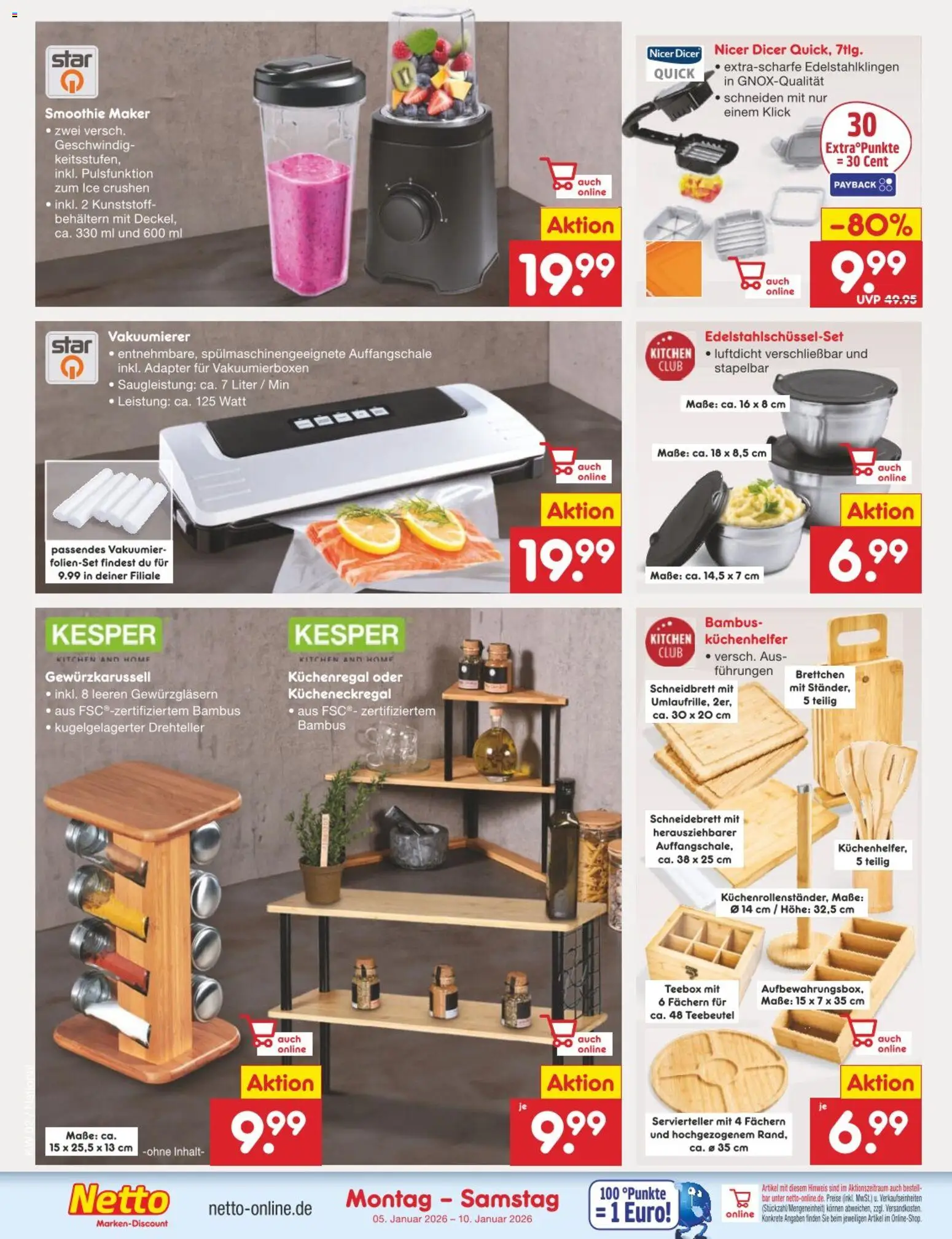 Netto Marken-Discount Prospekt 	 – gültig ab 05.01.2026 | Seite: 28 | Produkte: Adapter, Vakuumierer