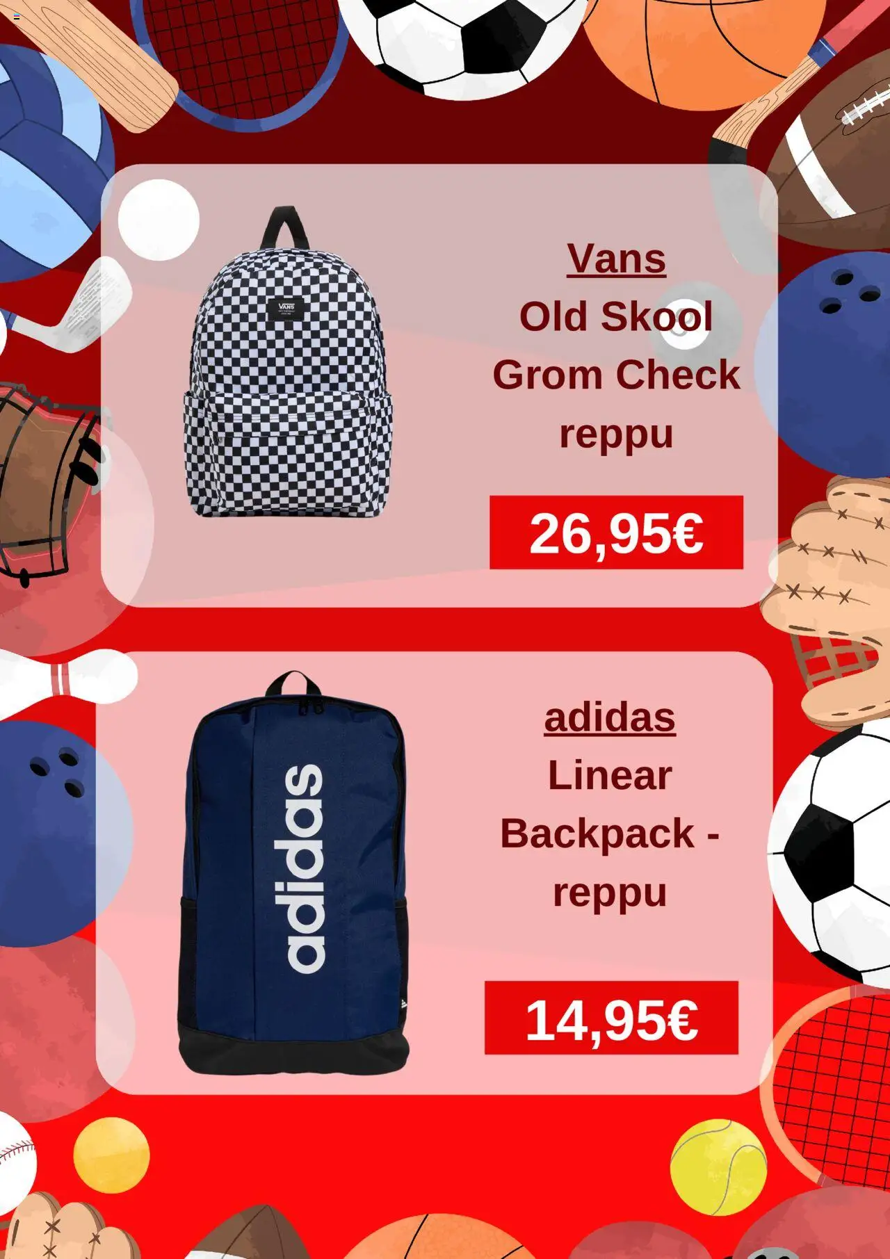  | Sivu: 2 | Tuotteet: Reppu