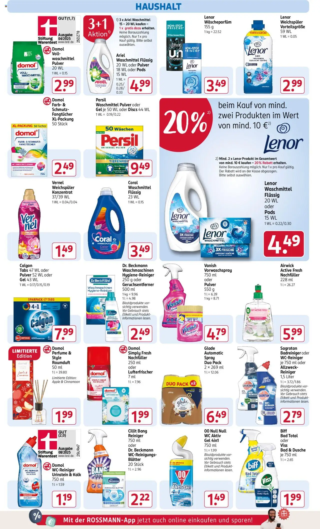 Rossmann Prospekt 	 – gültig ab 13.10.2025 | Seite: 16 | Produkte: Coral, Duft, Wasser, Waschmittel