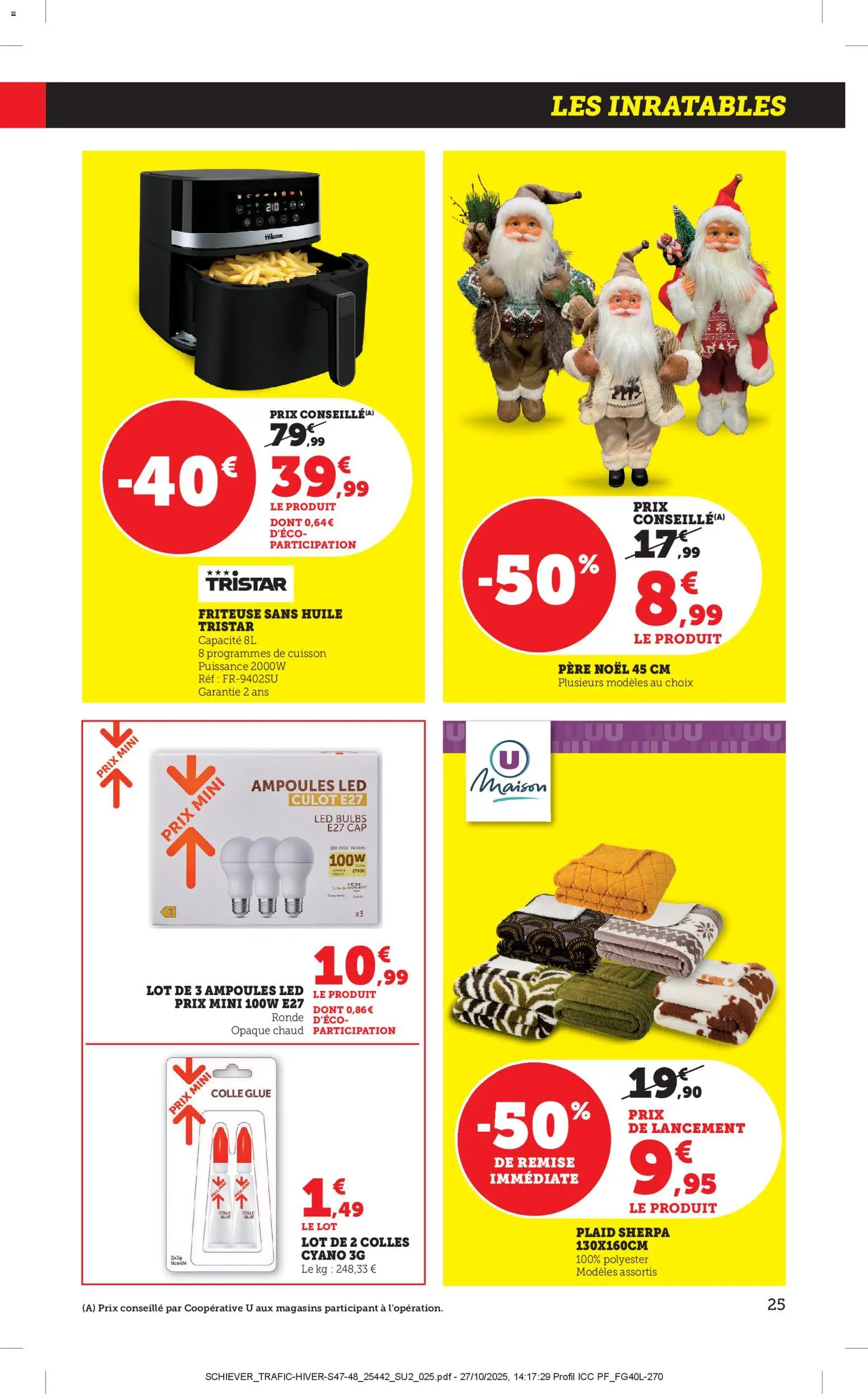 {H1} | Page: 25 | Produits: Friteuse, Friteuse sans huile, Colle, Huile