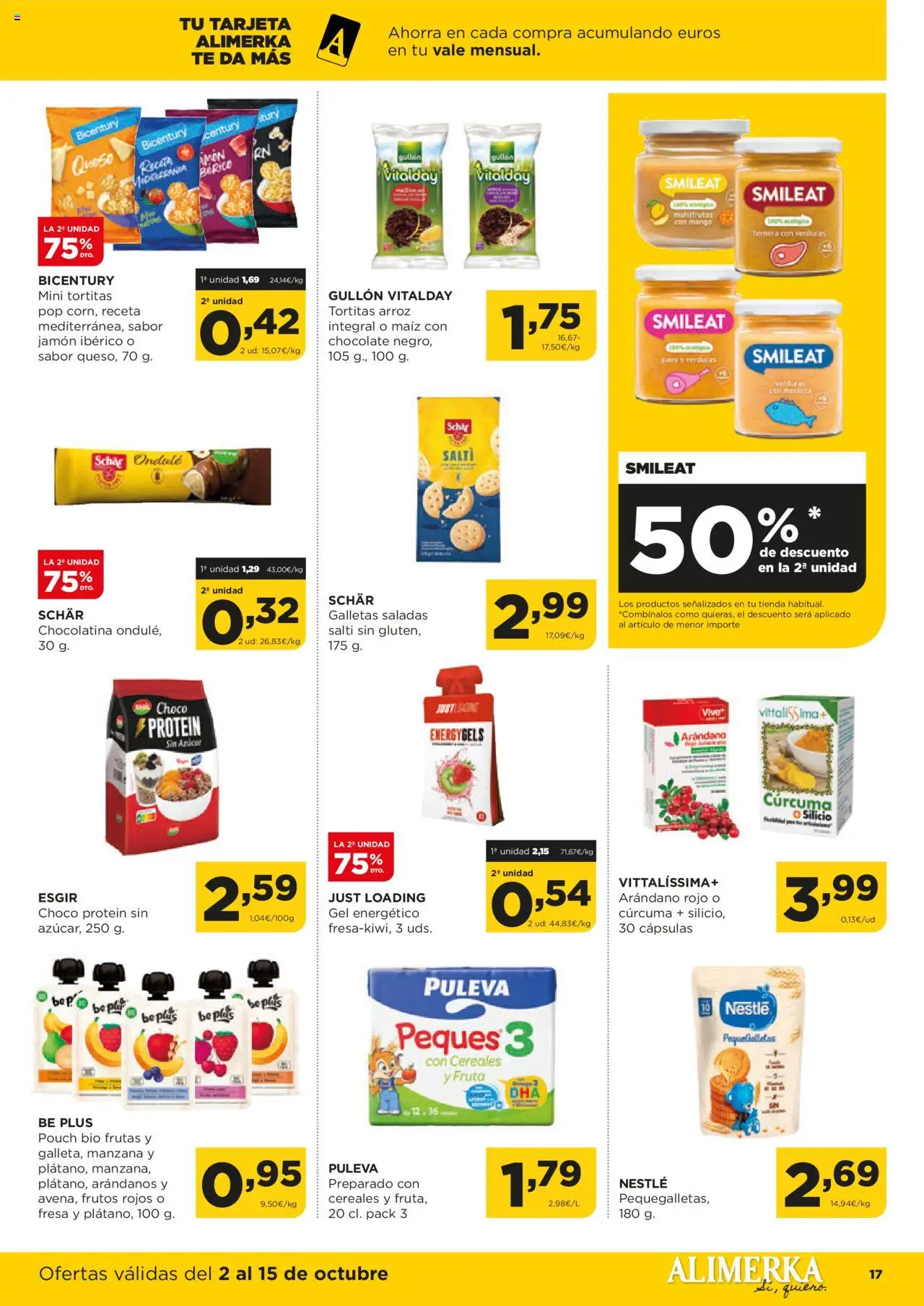 Alimerka folleto Castilla y León │ válido desde el 02.10.2025 | Página: 17 | Productos: Queso, Chocolate, Té, Galletas