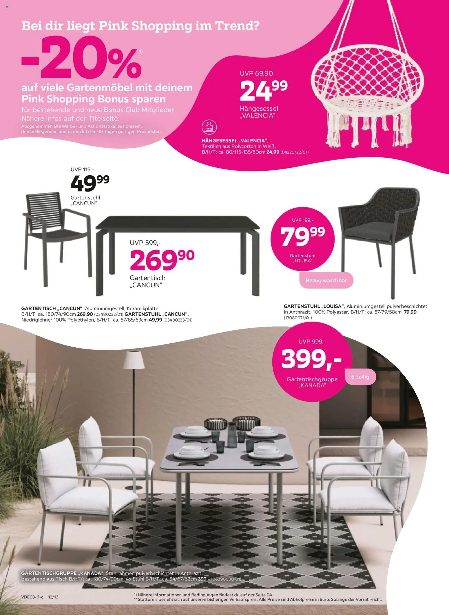 Mömax Prospekt 	 – gültig ab 09.03.2026 | Seite: 12 | Produkte: Tisch, Stuhl, Gartenmöbel