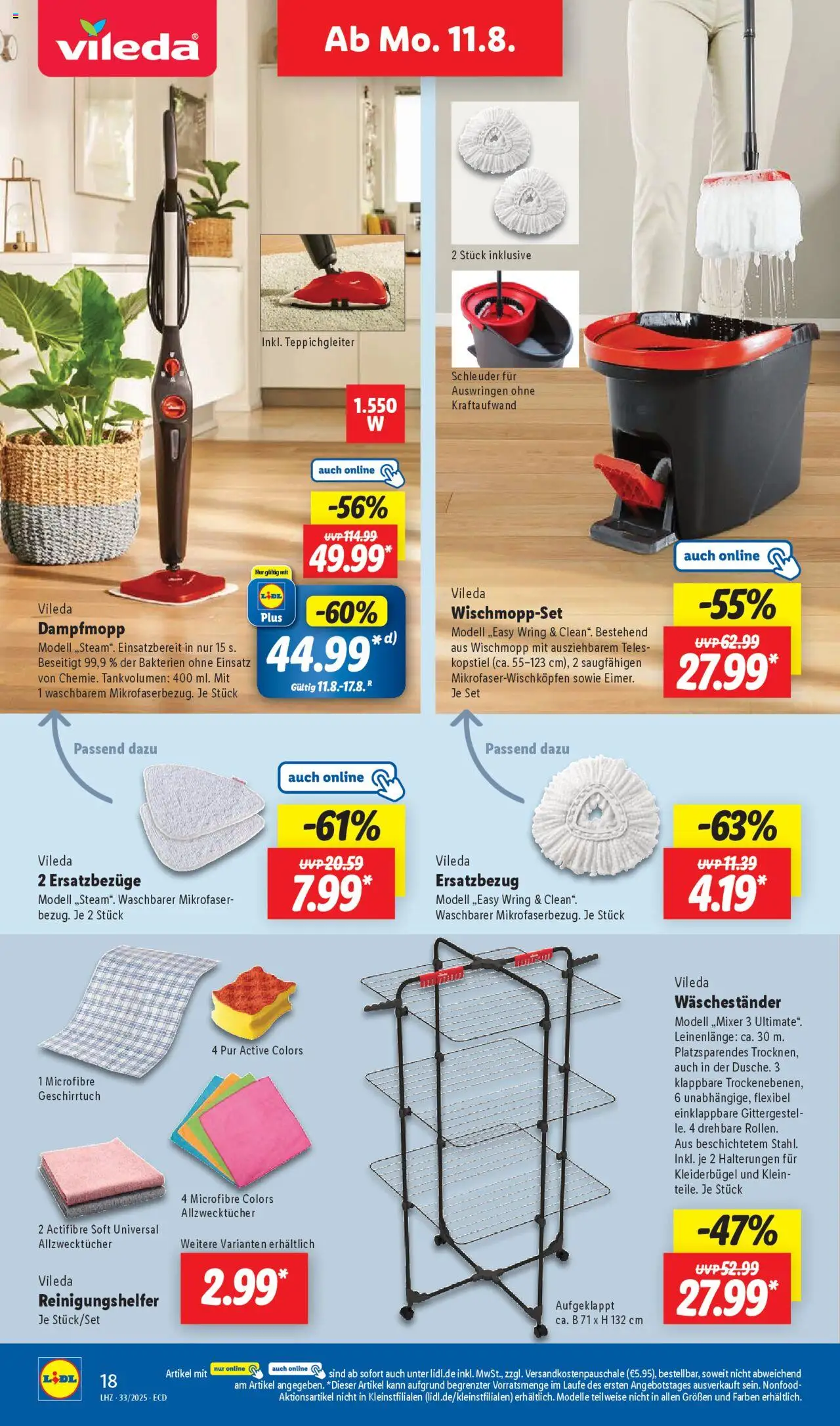 Lidl Prospekt 	 - gültig ab dem 11.08.2025 | Seite: 22 | Produkte: Kleiderbügel, Waschestander
