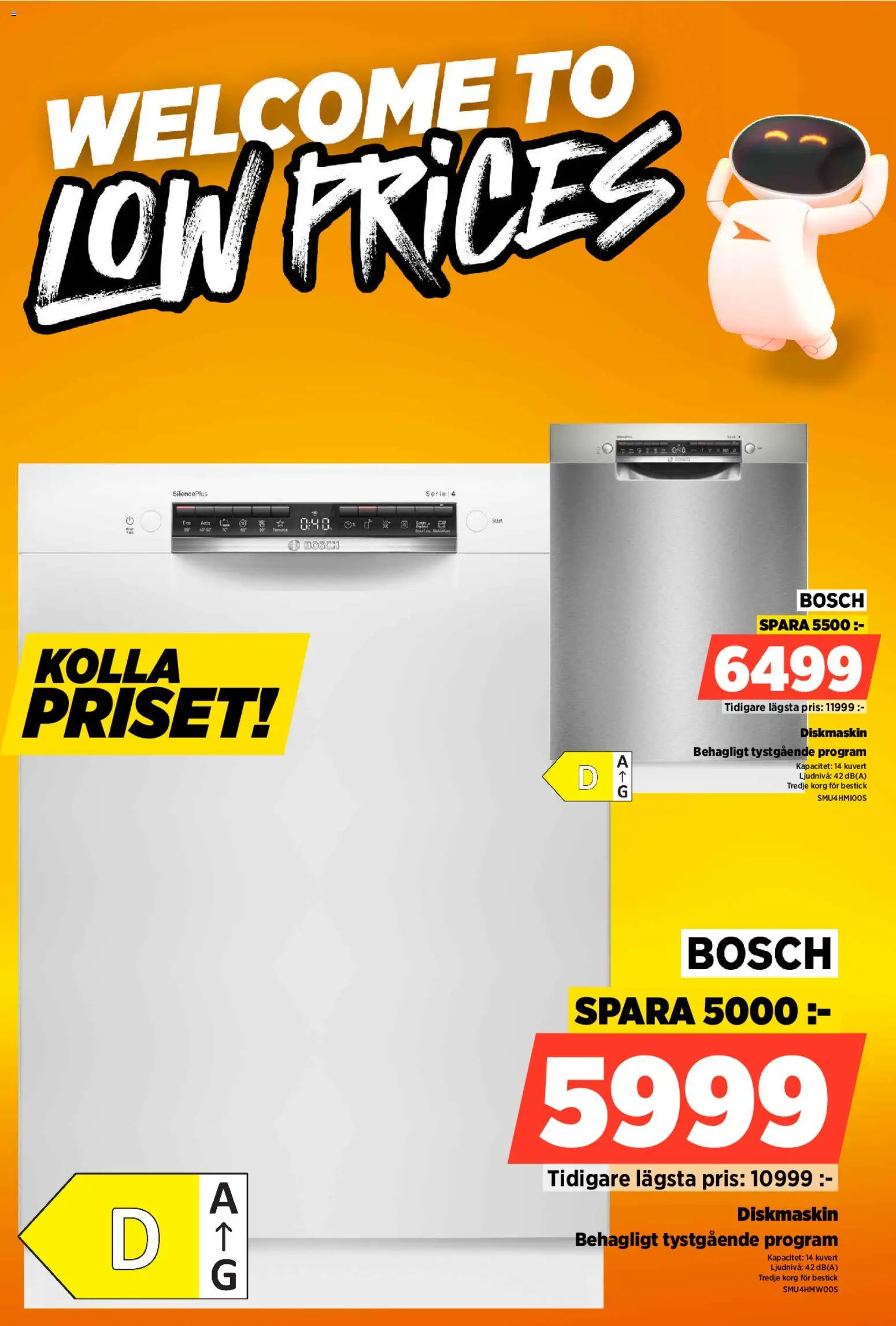 Power reklamblad aktuell från 02.03.2026 | Sida: 15 | Produkter: Diskmaskin, Korg, Kuvert