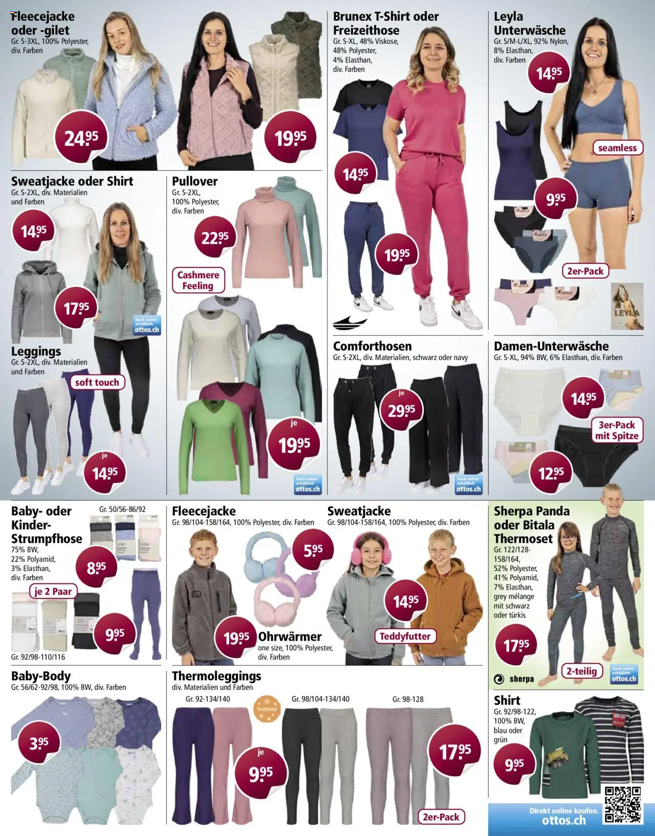 Otto's Aktionen ab 08.09.2025 | Seite: 7 | Produkte: Unterwäsche, Strumpfhose, Shirt, Sweatjacke