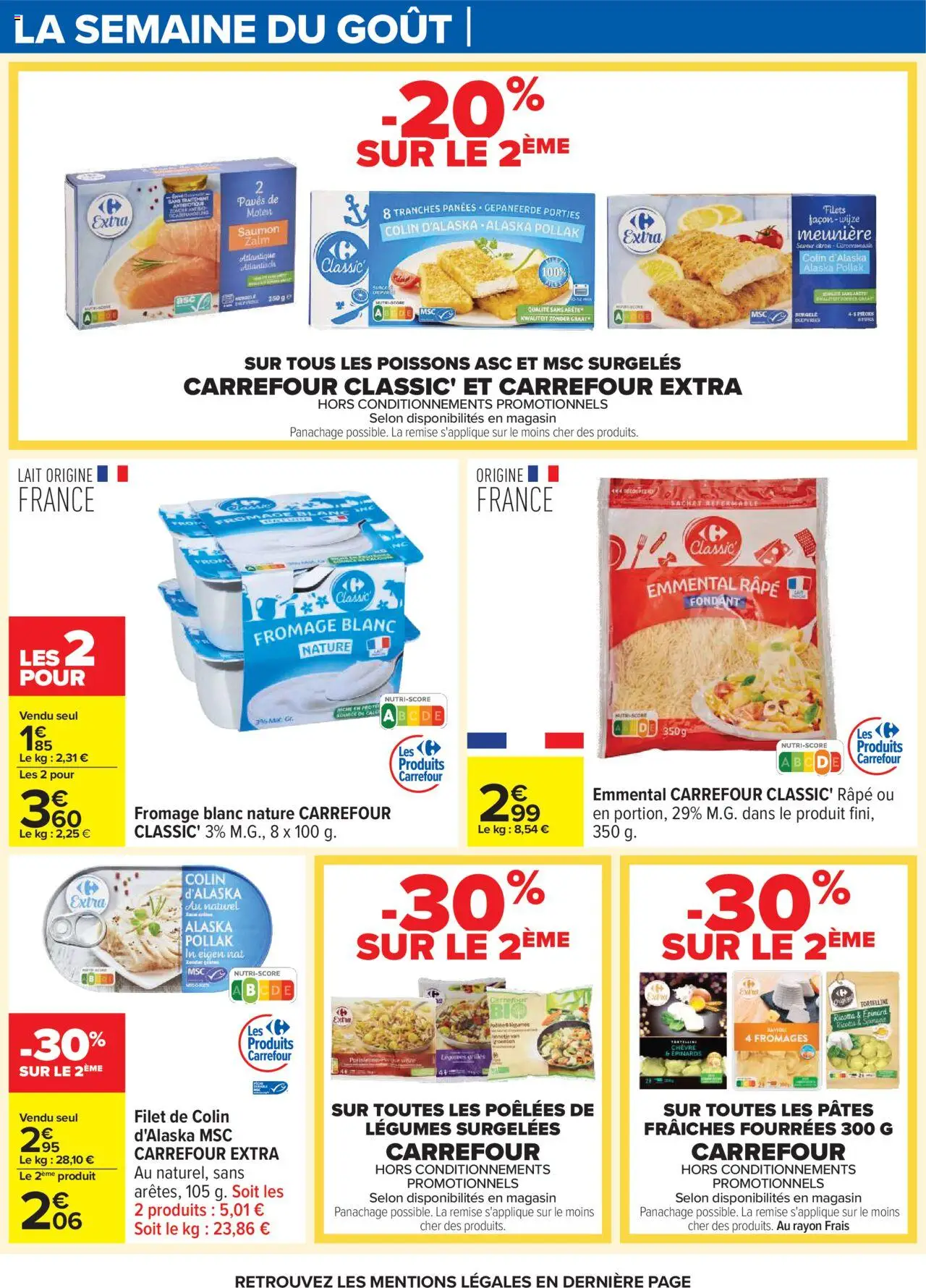 {H1} | Page: 12 | Produits: Epinard, Fromage, Pâtes, Saumon