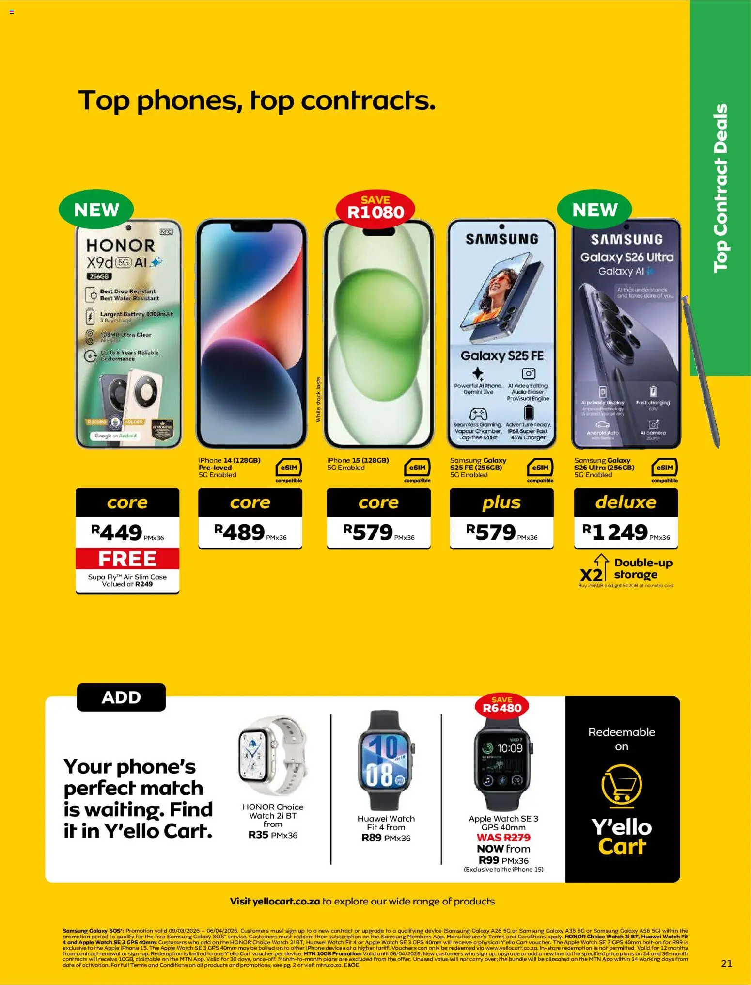New MTN catalogue – valid from 09.03.2026 | Page: 21 | Products: Audio, Case, Battery, Water
