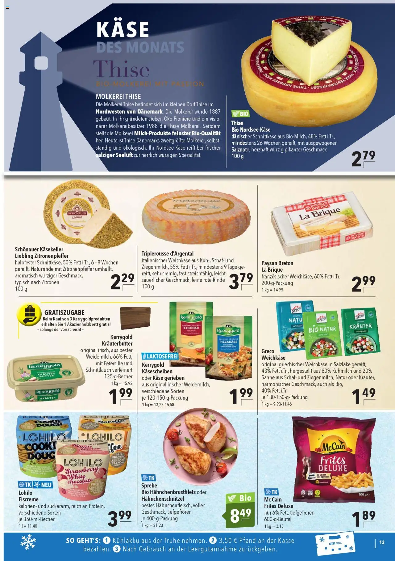 CITTI Markt Prospekt 	 - gültig ab dem 27.08.2025 | Seite: 13 | Produkte: Käse, McCain, Petersilie, Sahne