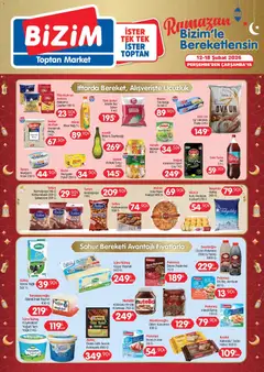 12.02.2026 tarihinden itibaren geçerli olan Bizim Toptan kataloğu önizlemesi