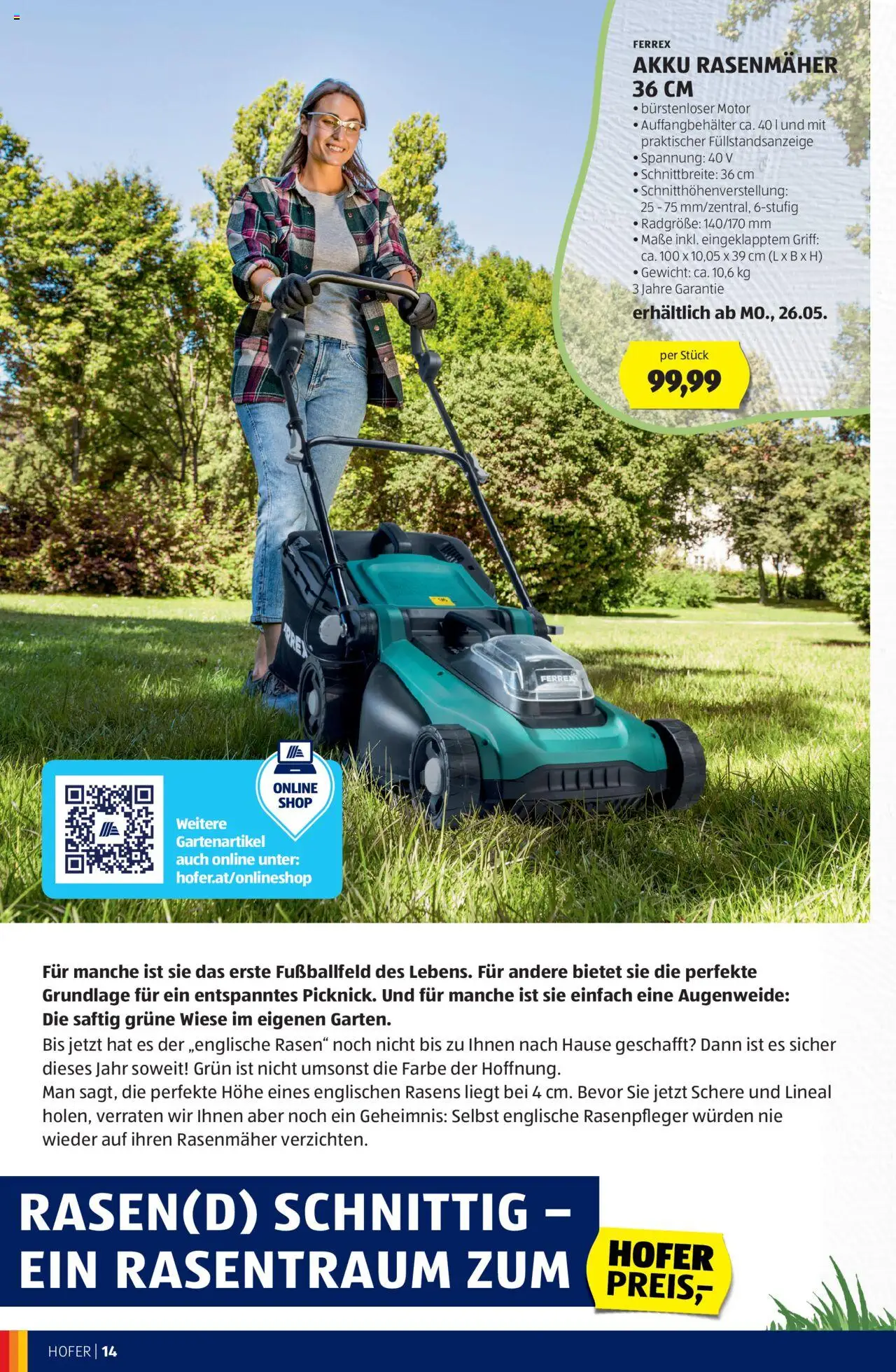 Hofer Frühjahr-/Sommerkatalog gültig ab 30.04.2025 | Seite: 14