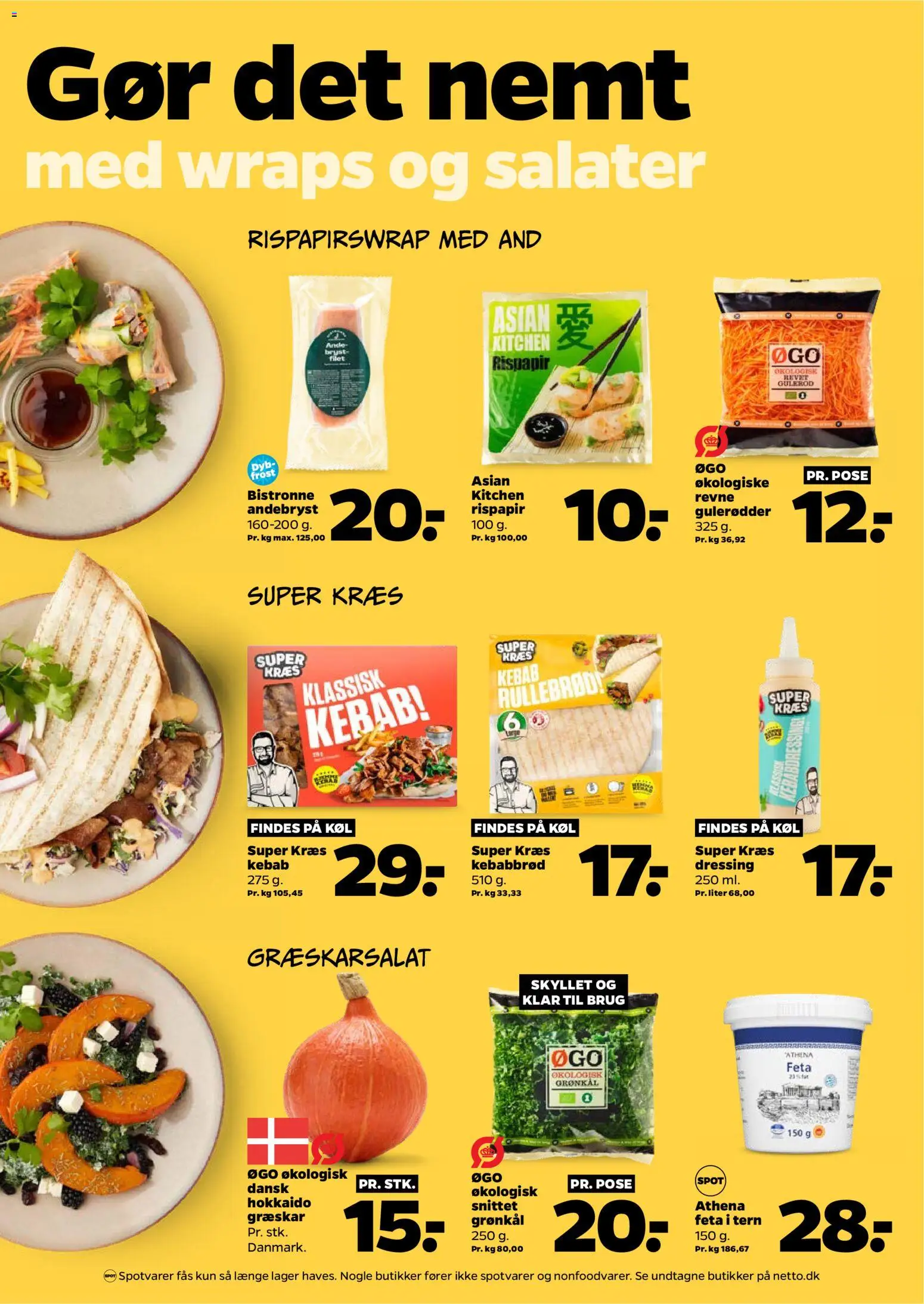 Netto tilbudsavis – gyldig fra 25.10.2025 | Side: 11 | Produkter: Græskar, Gulerødder, Gulerod, Grønkål