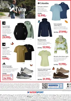 Intersport akciós újság - amely érvényes a következő dátumtól: 24.03.2026 | Oldal: 8 | Termékek: Túracipő, Túrakabát, Női póló