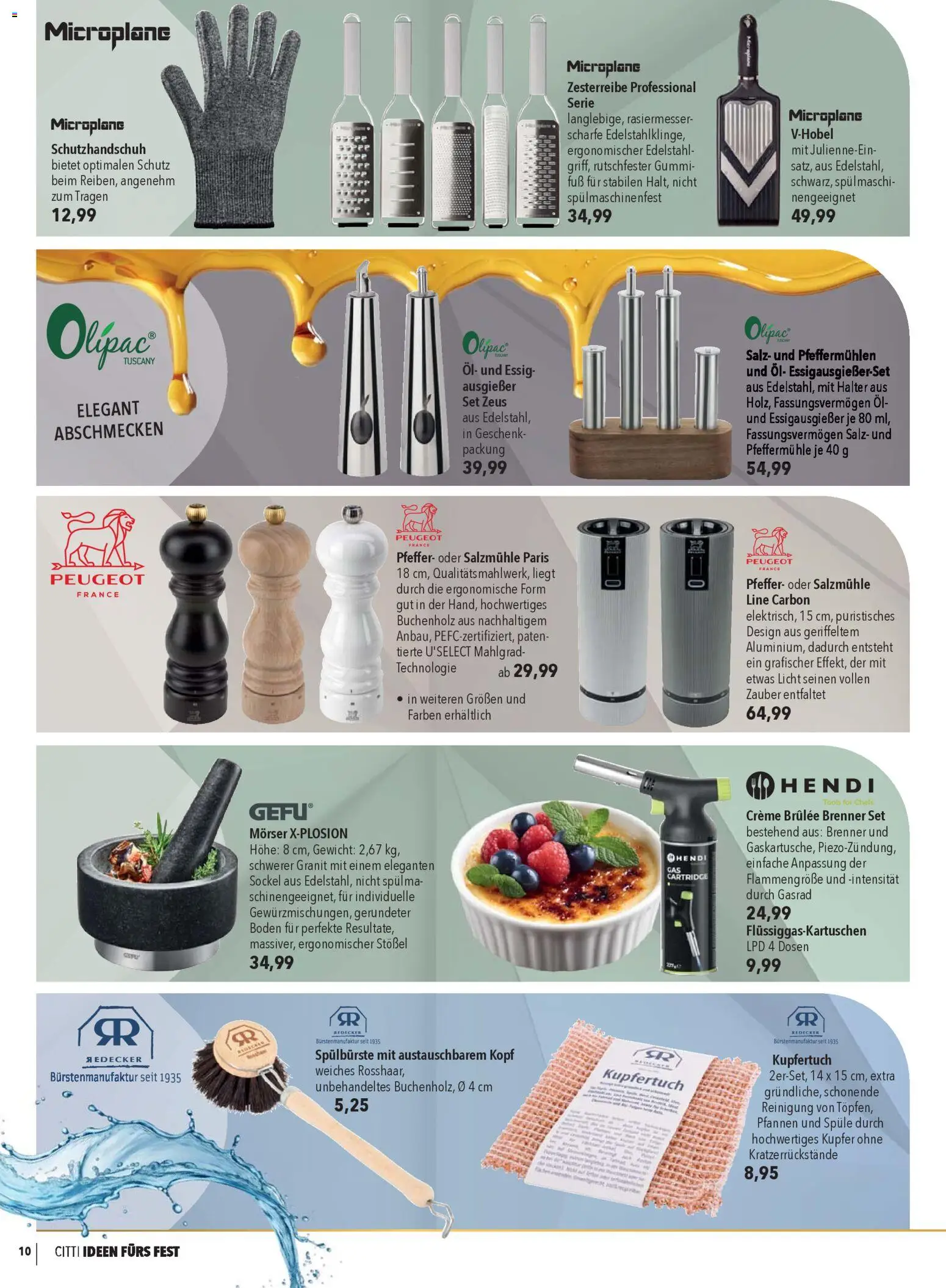 CITTI Markt - Ideen fürs Fest – gültig ab 10.12.2025 | Seite: 10 | Produkte: Gewicht, Essig, Creme, Creme brulee