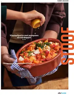 Visstoofpotje met pompoen en aardappel, Fish stew with pumpkin and potato - Voorbeeld van een folder van Albert Heijn, geldig van 06.10.2025 | Pagina: 41