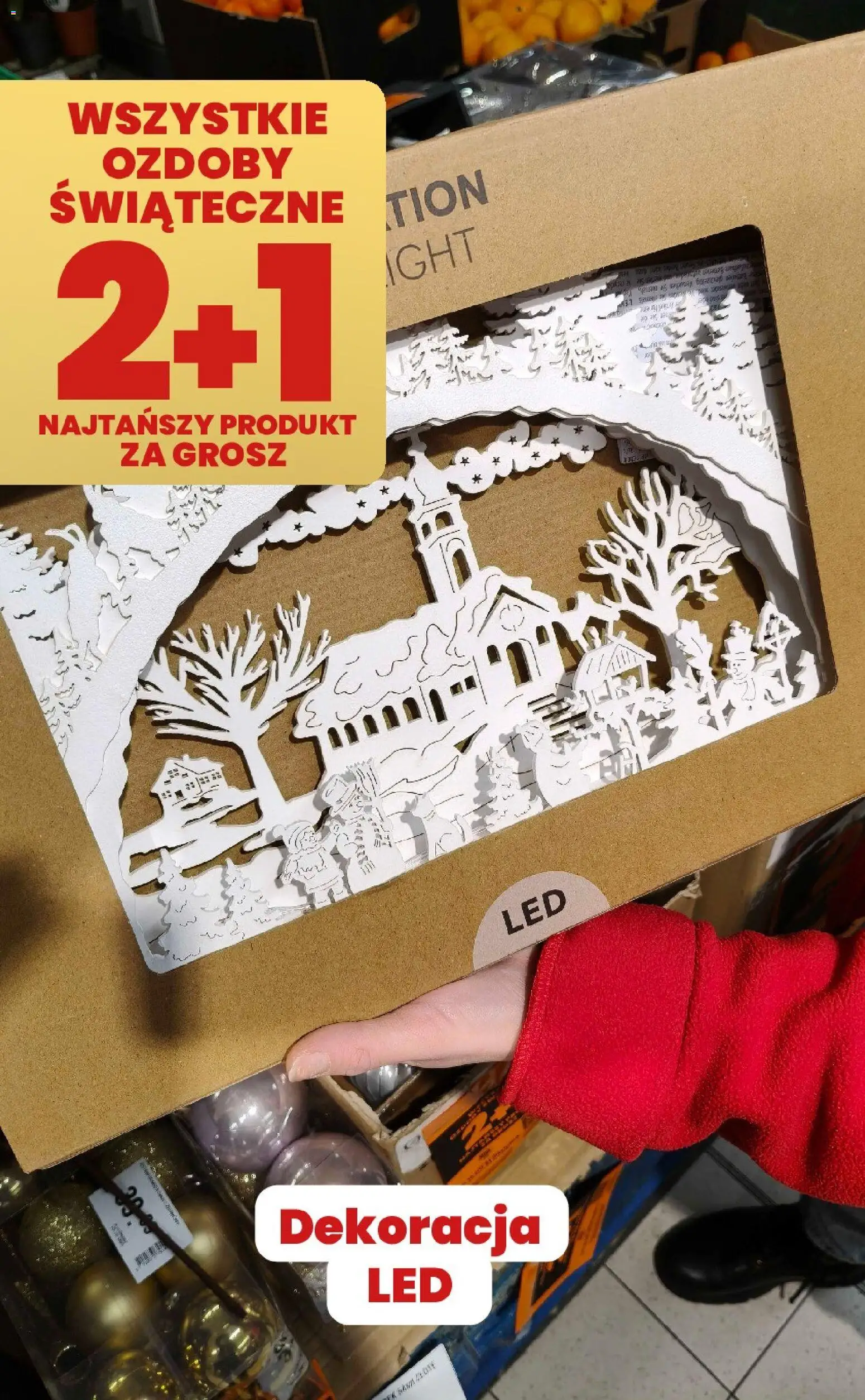 Twój Market Gazetka - Wszystkie ozdoby świąteczne 2+1 za grosz od 19.12.2025 | Strona: 8 | Produkty: Ozdoby świąteczne