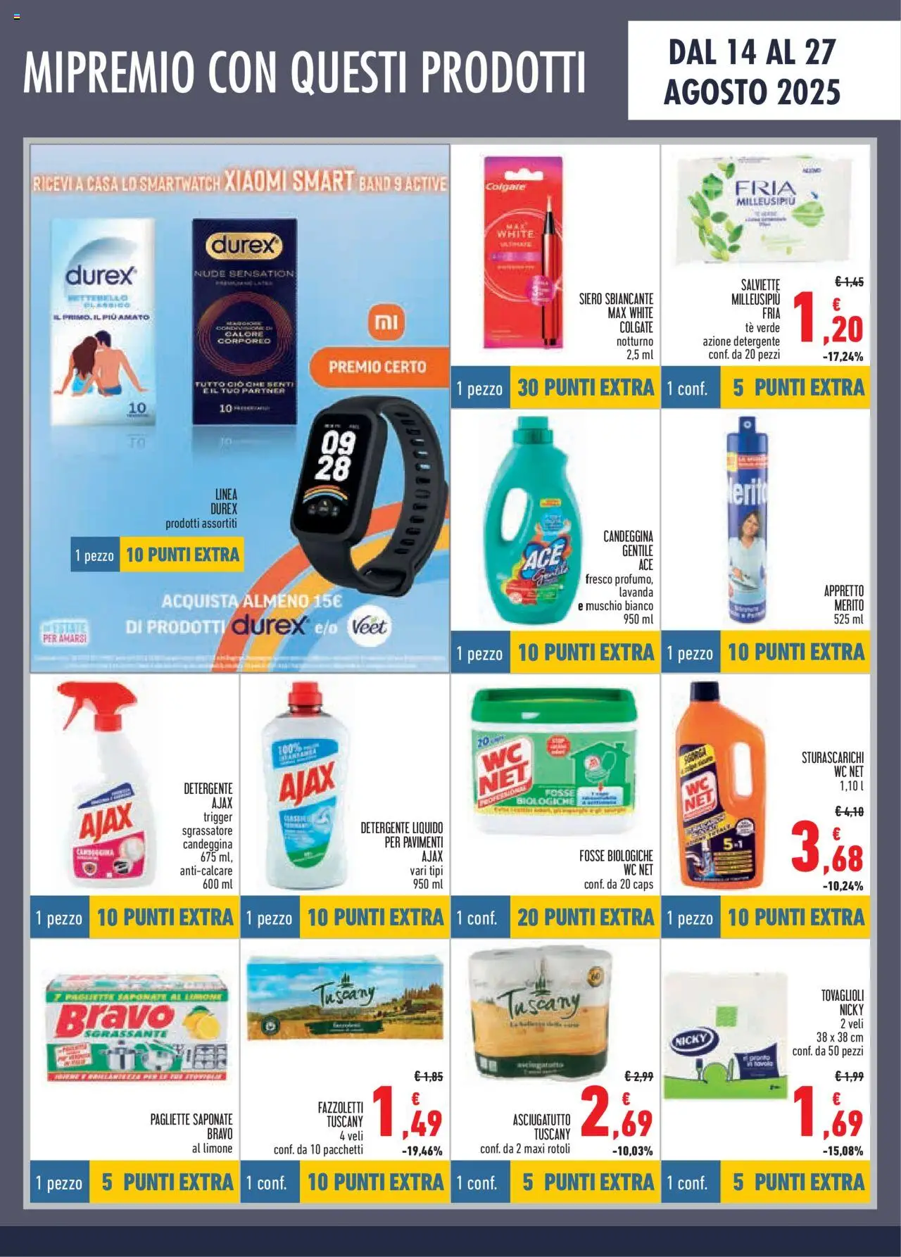 Volantino Conad del 14.08.2025 | Pagina: 9 | Prodotti: Xiaomi, Anticalcare, Limone, Smartwatch