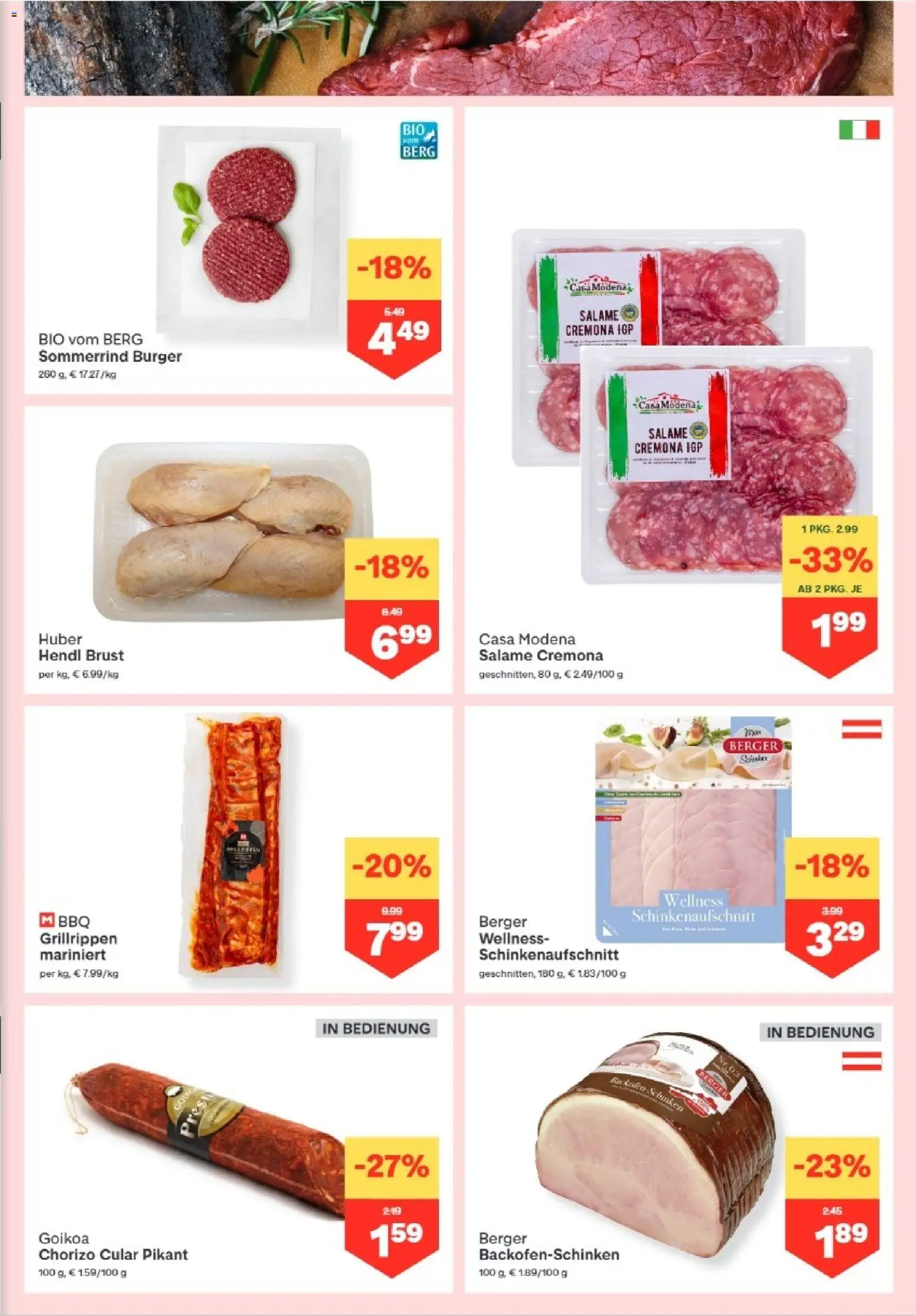 MPREIS Hohenems gültig ab 30.04.2026 | Seite: 3 | Produkte: Schinken